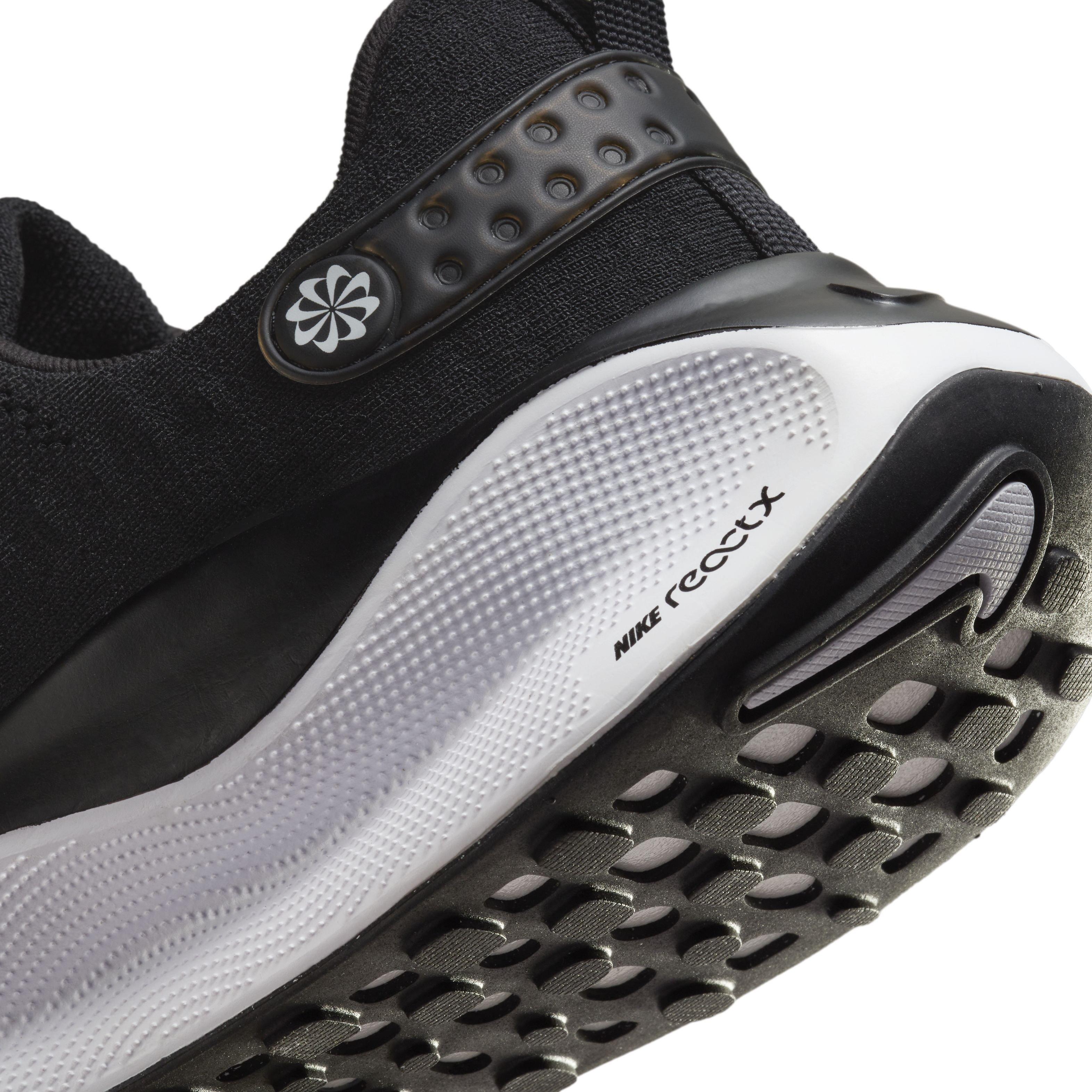 Nike InfinityRN 4 "Black/Black/White" Men's Running Shoe - BLACK/BLACK/WHITE Thumbnail View 8