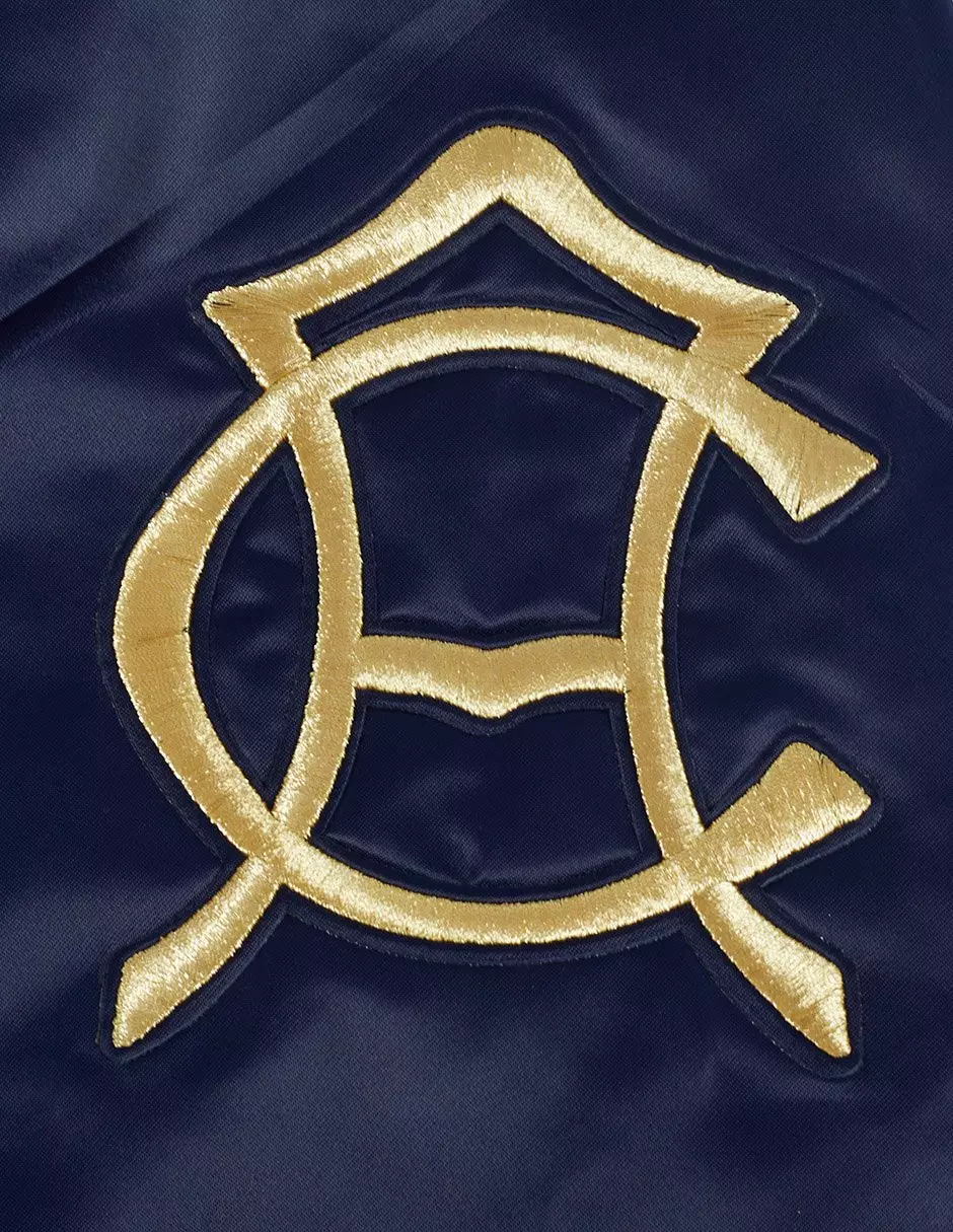 Pro Standard Men's Liga MX Club America Premium Rib Satin Jacket - Navy - NAVY