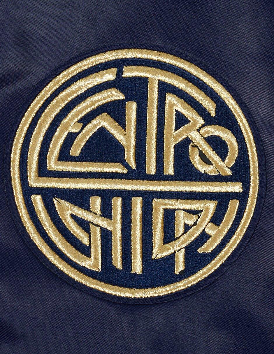 Pro Standard Men's Liga MX Club America Premium Rib Satin Jacket - Navy - NAVY Thumbnail View 8