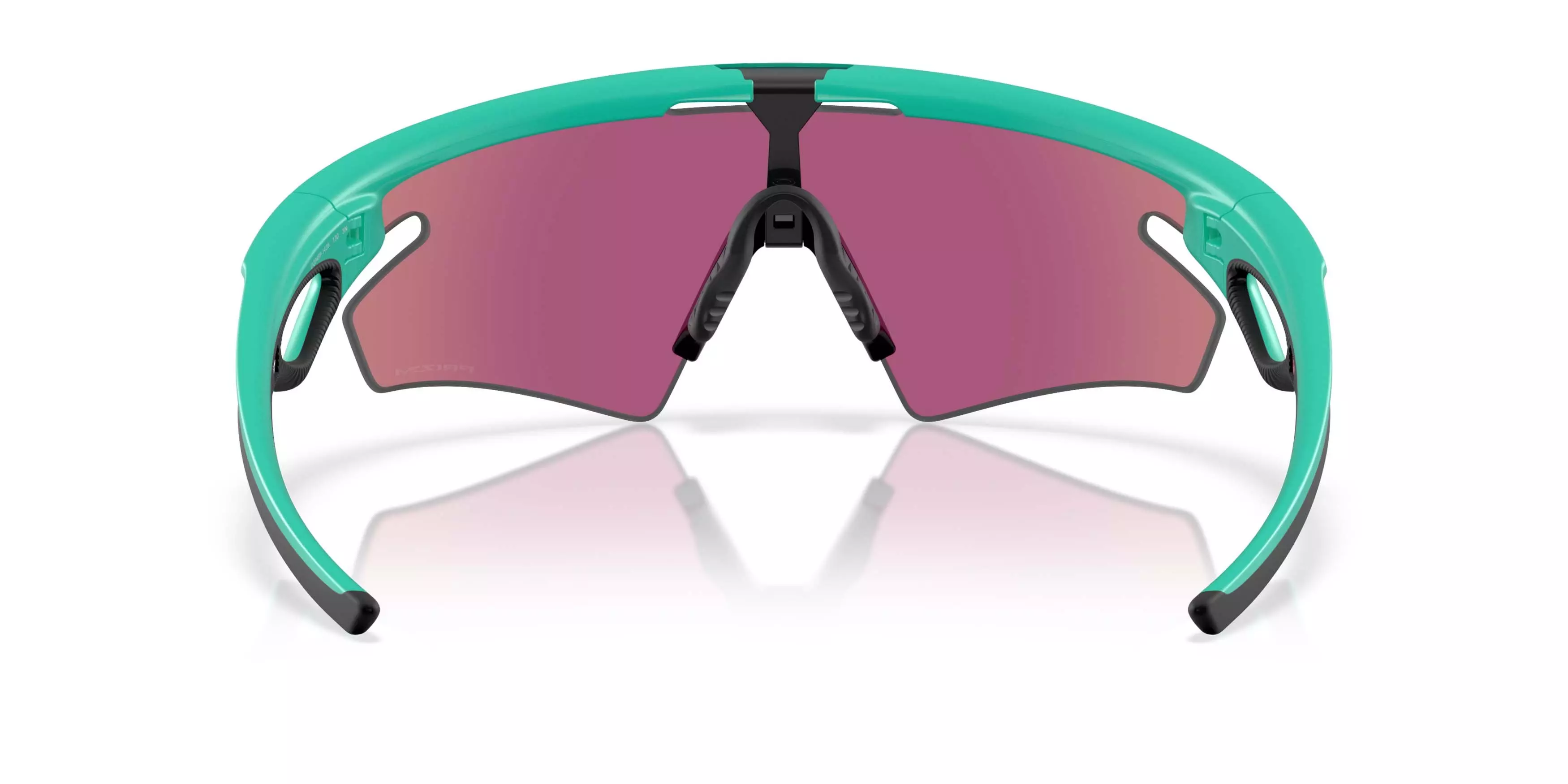 Oakley Sphaera Slash Neon Pop Collection Prizm Road Jade Sunglasses &ndash; Matte Celeste - GREEN