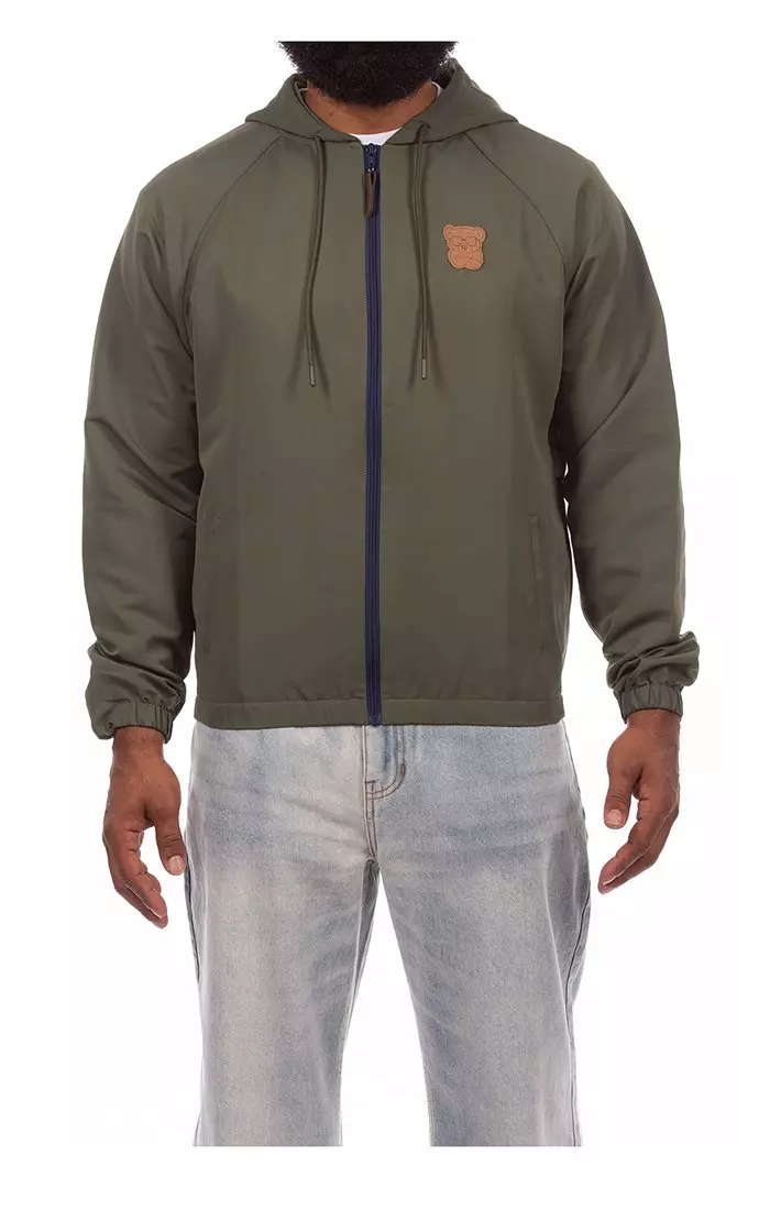 Hustle Gang Men's Yogi Jacket - Green - GREEN