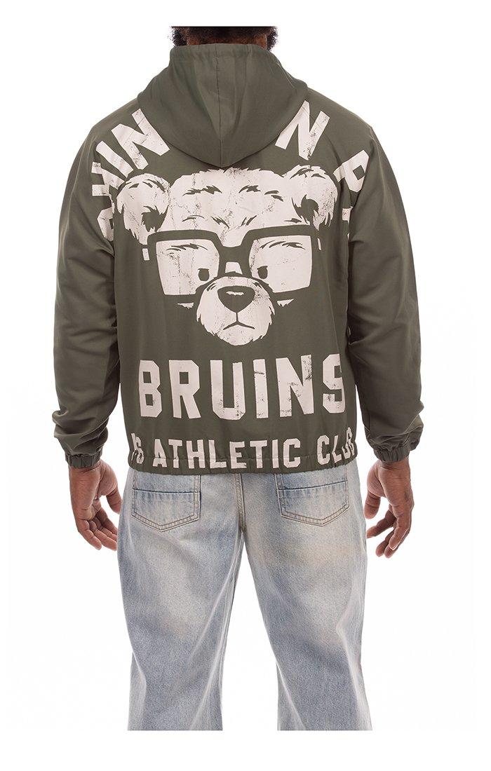 Hustle Gang Men's Yogi Jacket - Green - GREEN