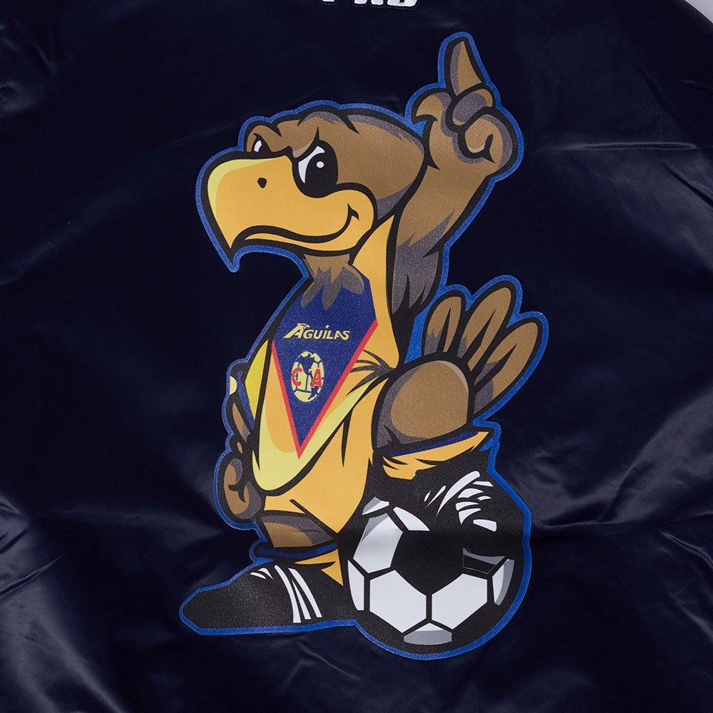 Pro Standard Men's Liga MX Club America Stadium Rib V2 Satin Jacket -Navy/Red - NAVY/RED Thumbnail View 6