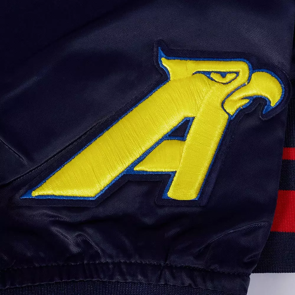 Pro Standard Men's Liga MX Club America Stadium Rib V2 Satin Jacket -Navy/Red - NAVY/RED