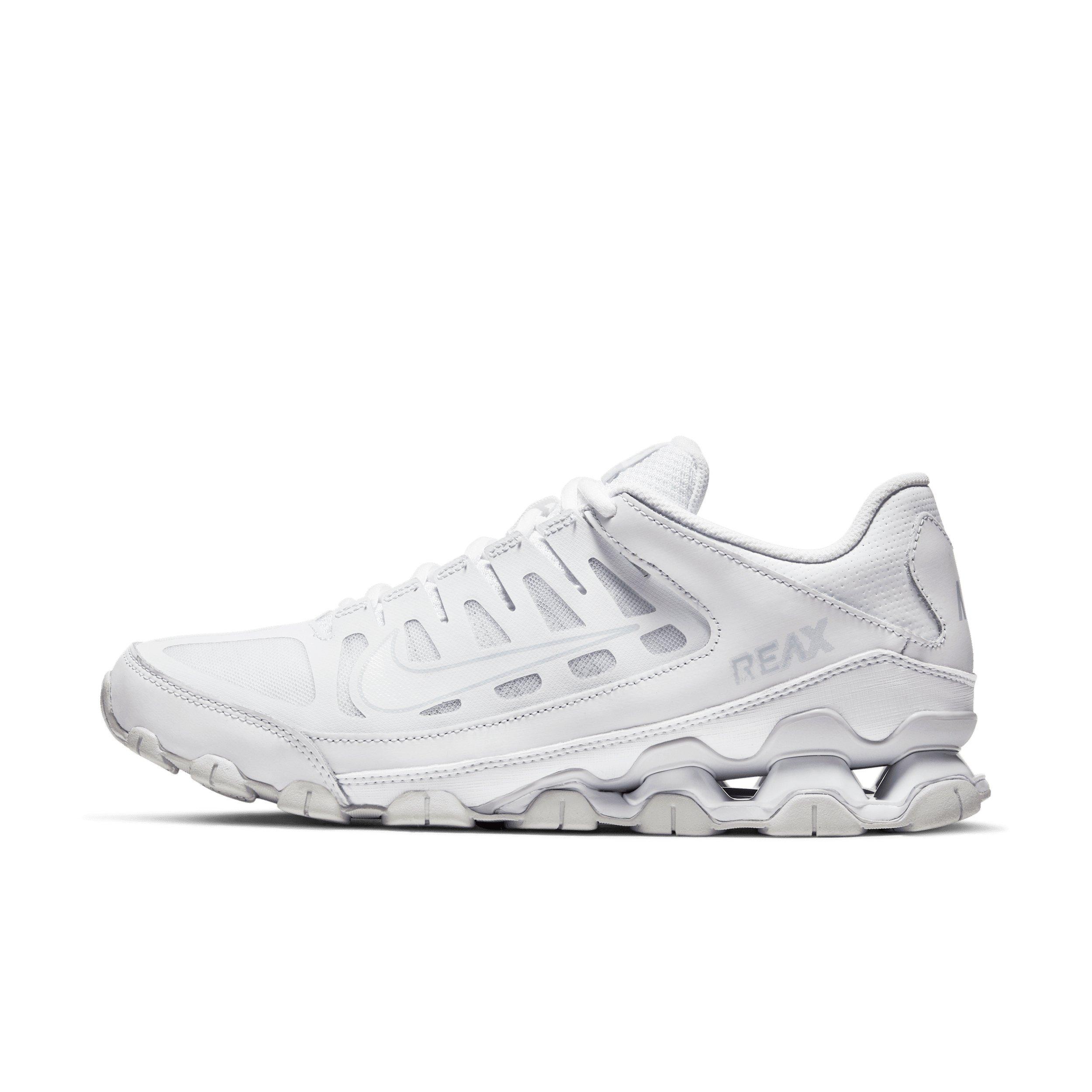 Nike Reax 8 TR "White/Pure Platinum/White" Men's Training Shoe - WHITE/PLATINUM/WHITE