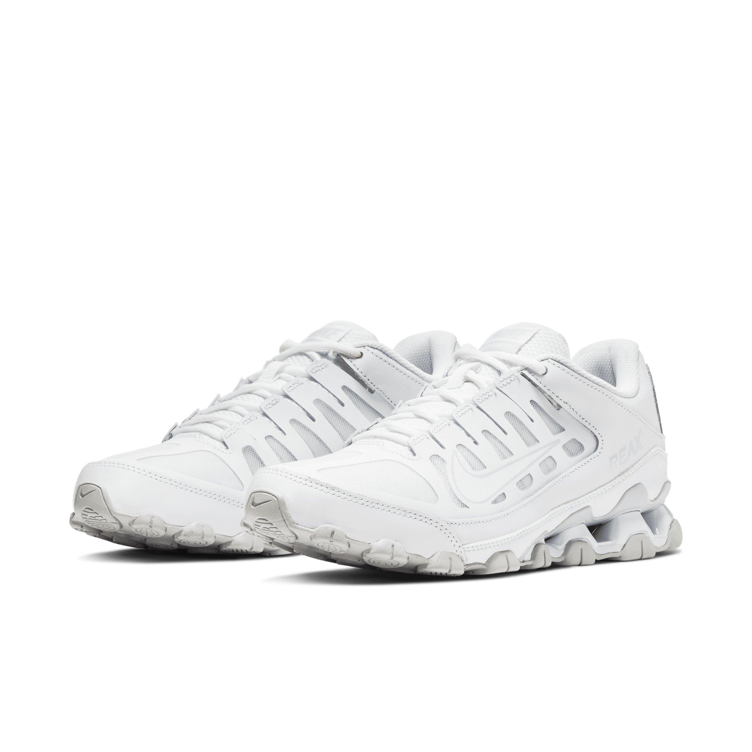 Nike Reax 8 TR "White/Pure Platinum/White" Men's Training Shoe - WHITE/PLATINUM/WHITE