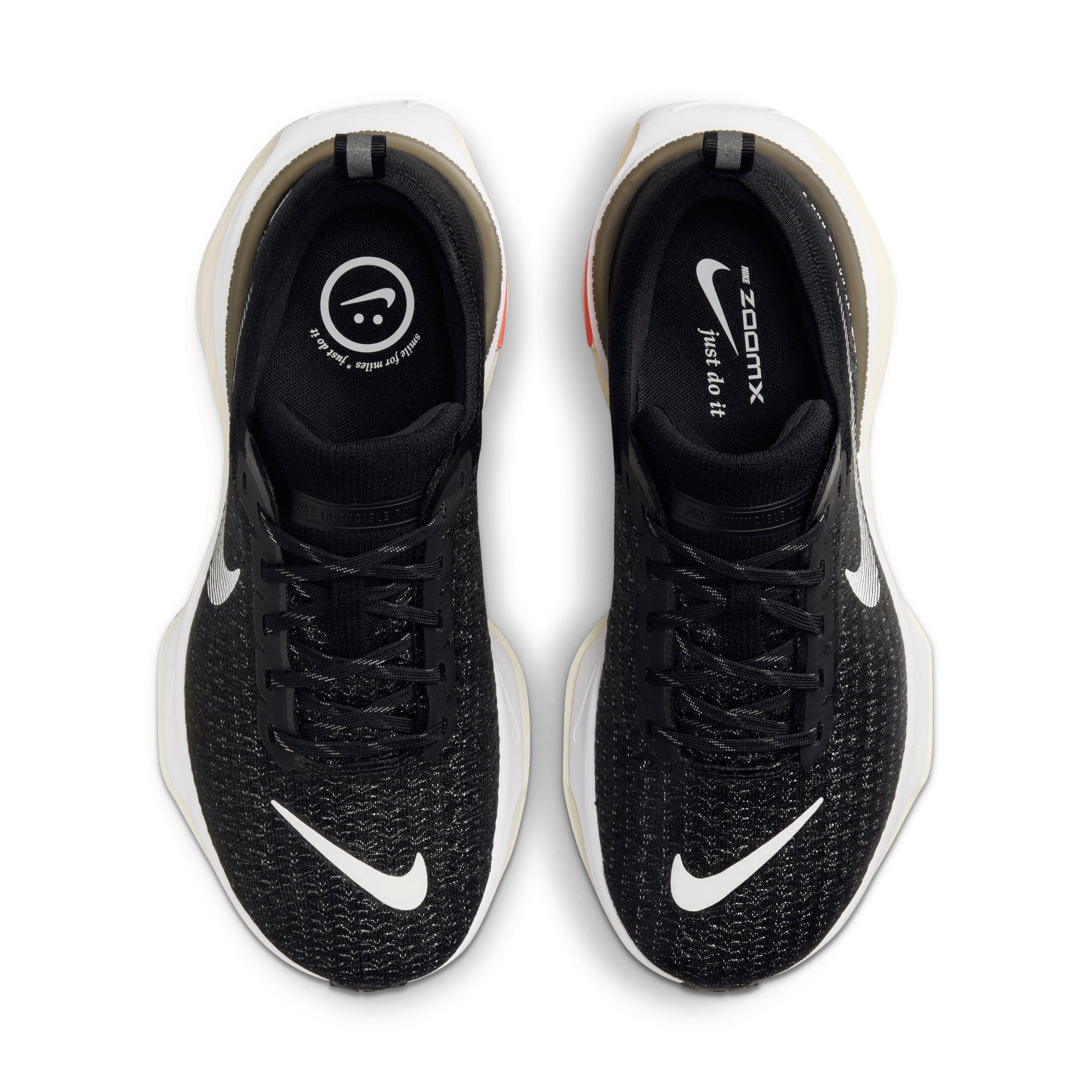 Nike Invincible 3 "Black/Coconut Milk/Bright Crimson/White" Men's Wide Running Shoe - BLACK/MILK/CRIMSON/WHITE Thumbnail View 4