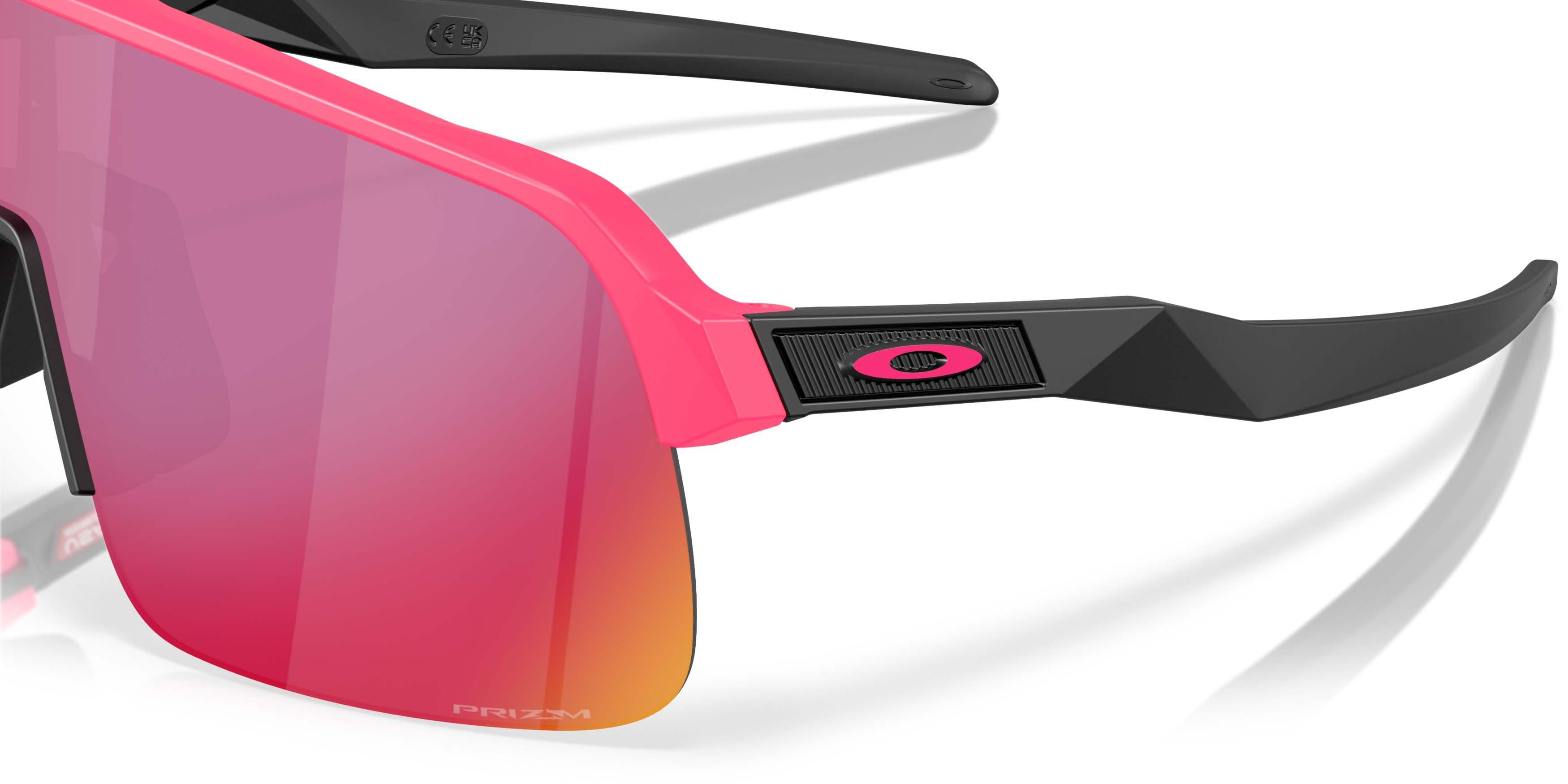 Oakley Sutro Lite S Neon Pop Collection Prizm Road Sunglasses &ndash; Pink - PINK/RED Thumbnail View 4