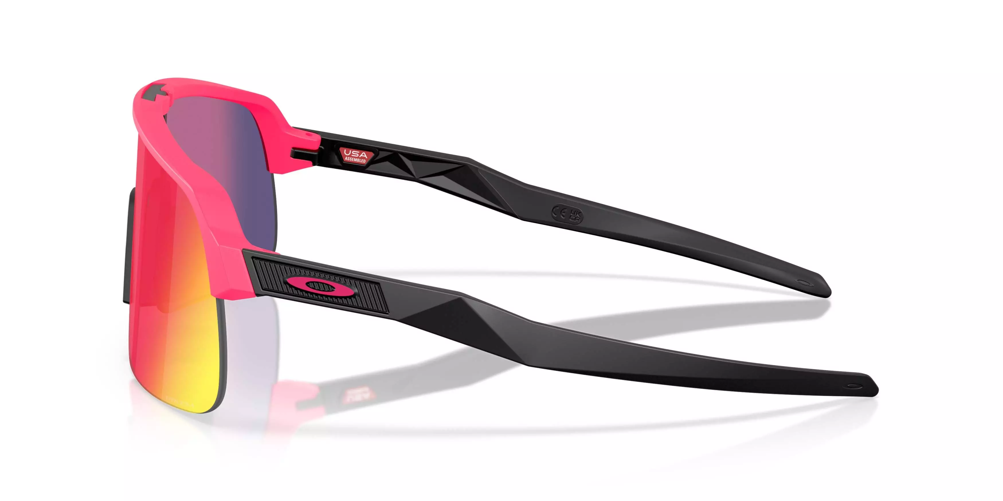 Oakley Sutro Lite S Neon Pop Collection Prizm Road Sunglasses &ndash; Pink - PINK/RED
