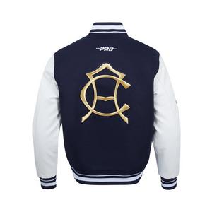 Pro Standard Men's Liga MX Club America Stadium Rib Wool Varsity Jacket -Navy/White