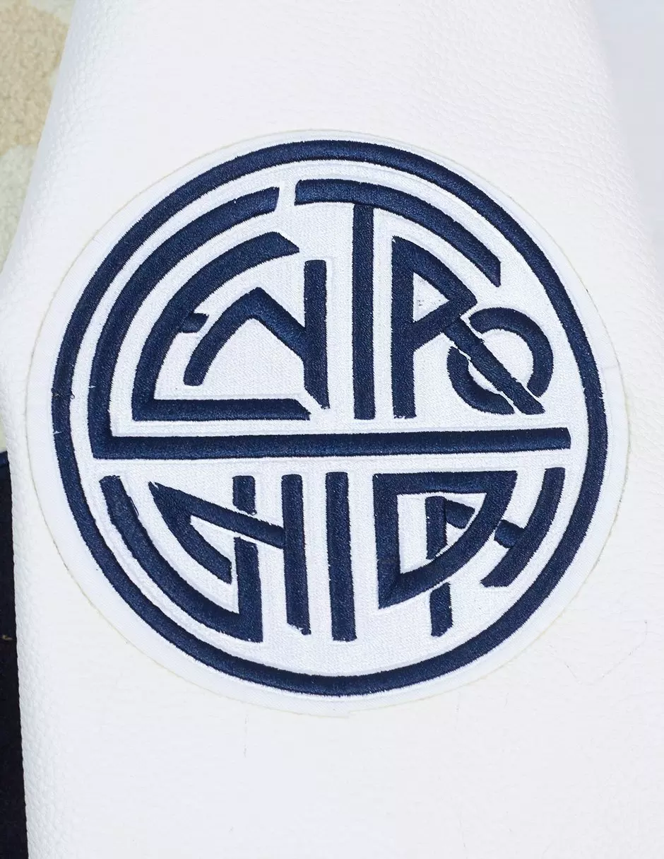 Pro Standard Men's Liga MX Club America Stadium Rib Wool Varsity Jacket - Navy/White - NAVY/WHITE