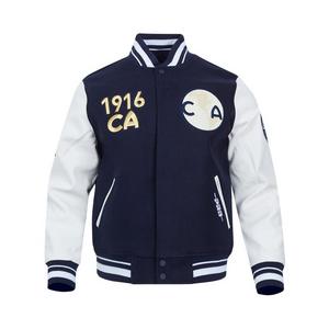 Pro Standard Men's Liga MX Club America Stadium Rib Wool Varsity Jacket -Navy/White