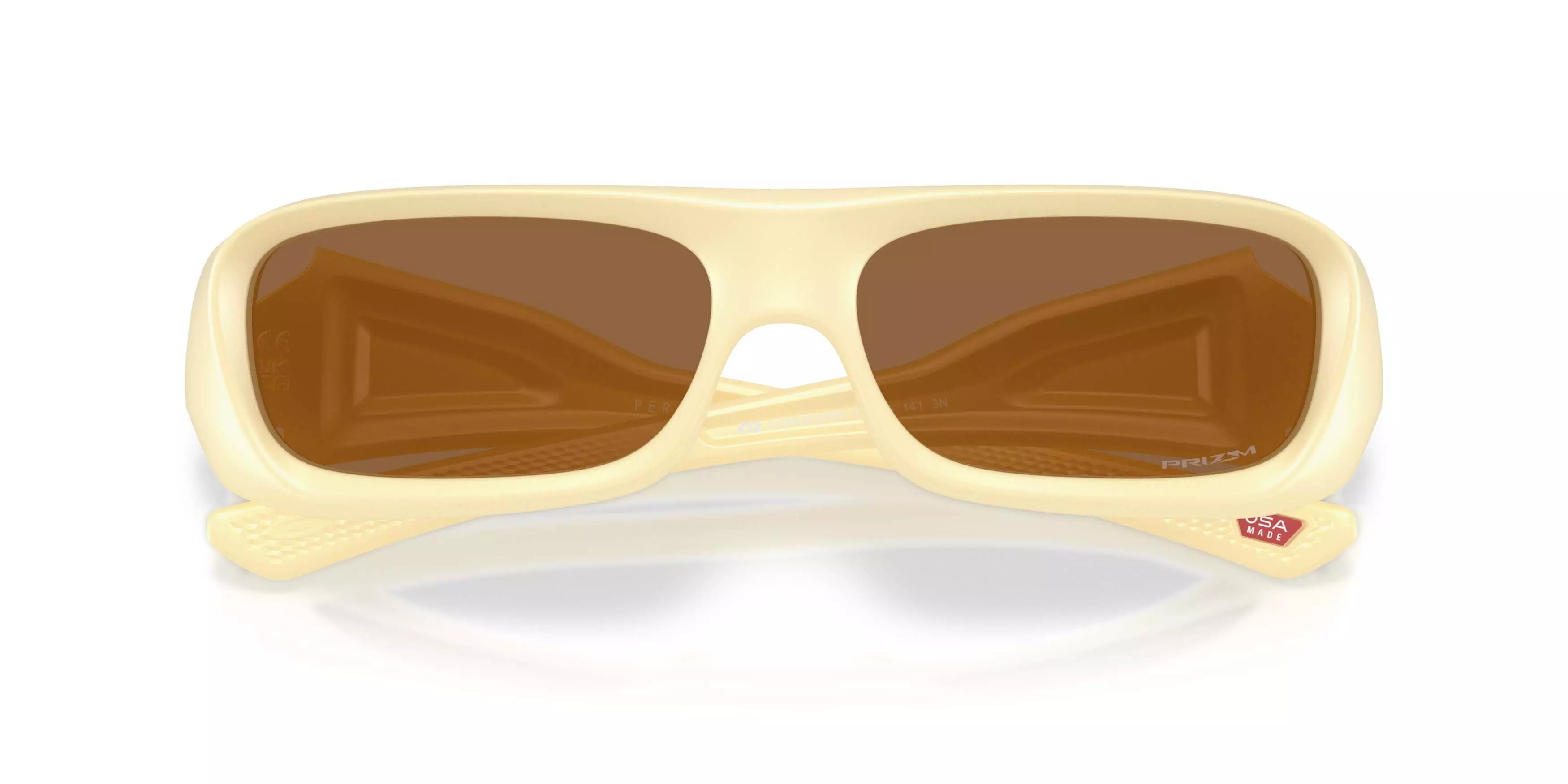 Oakley Permian Prizm Bronze Sunglasses &ndash; Matte Yellow Milkshake - YELLOW/BROWN