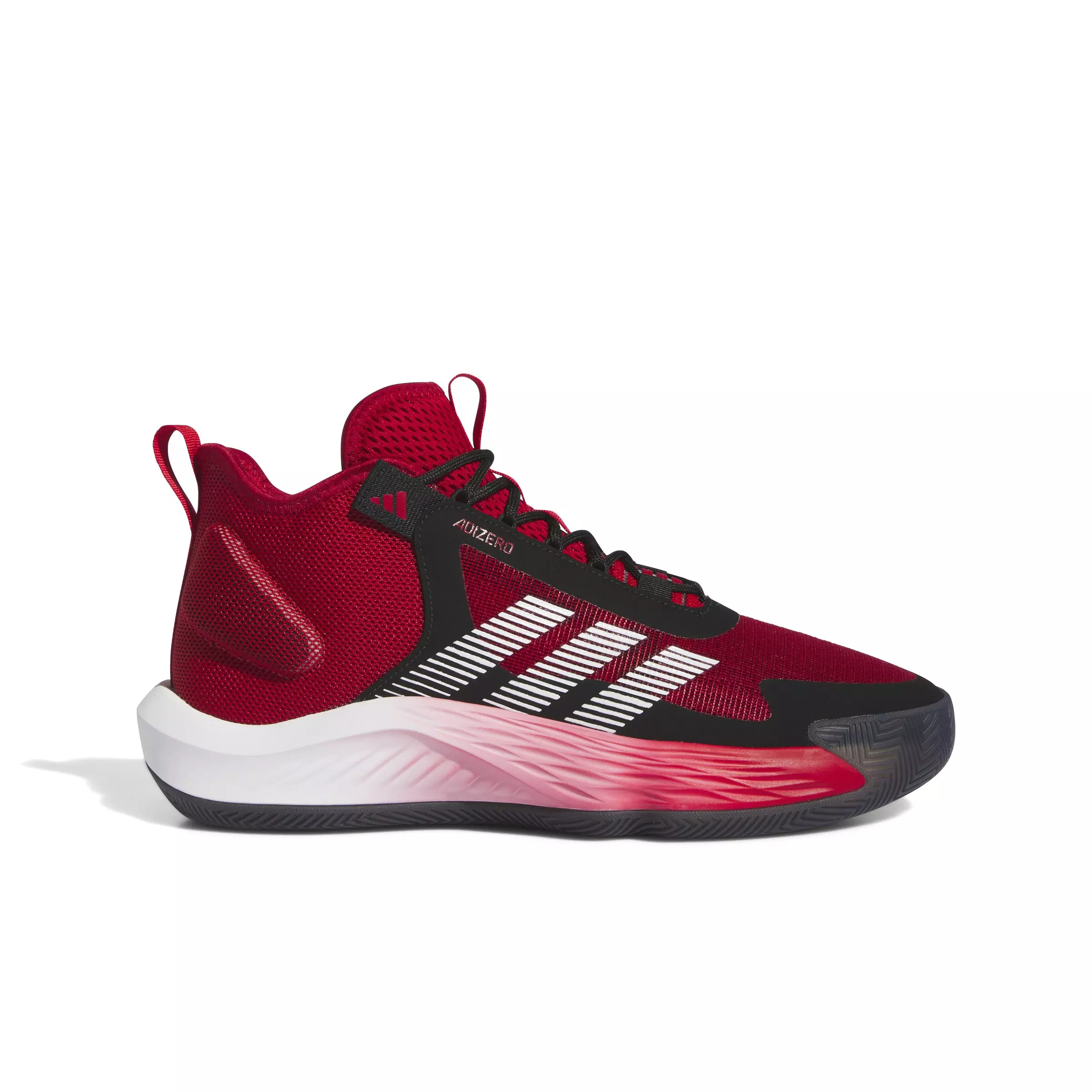 - | White/Core Select adidas Hibbett Adizero Basketball City Gear Shoe Red/Ftwr Team Black\