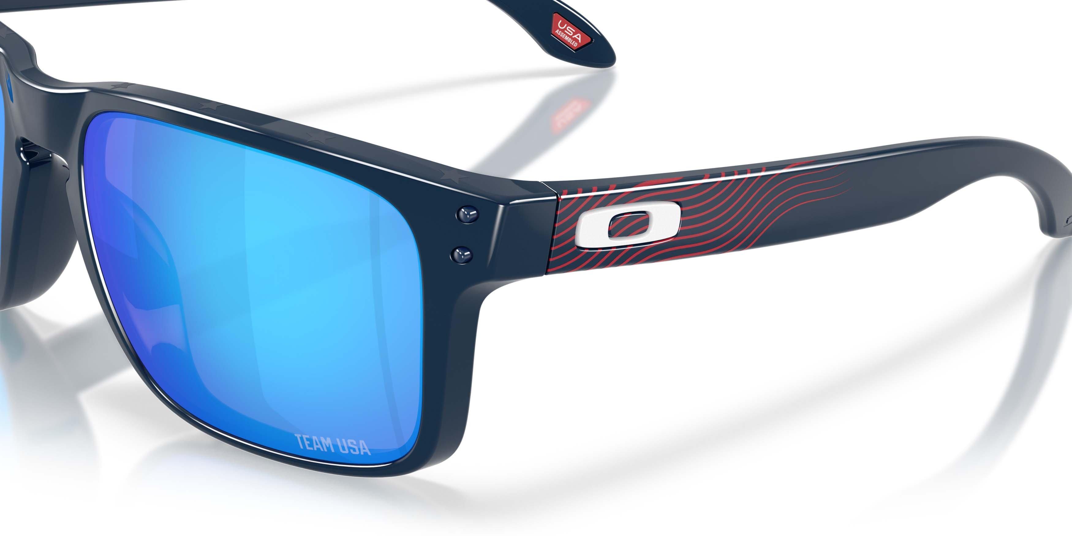 Oakley Holbrook Team USA Prizm Sapphire Sunglasses &ndash; Team USA Abyss - BLUE Thumbnail View 4
