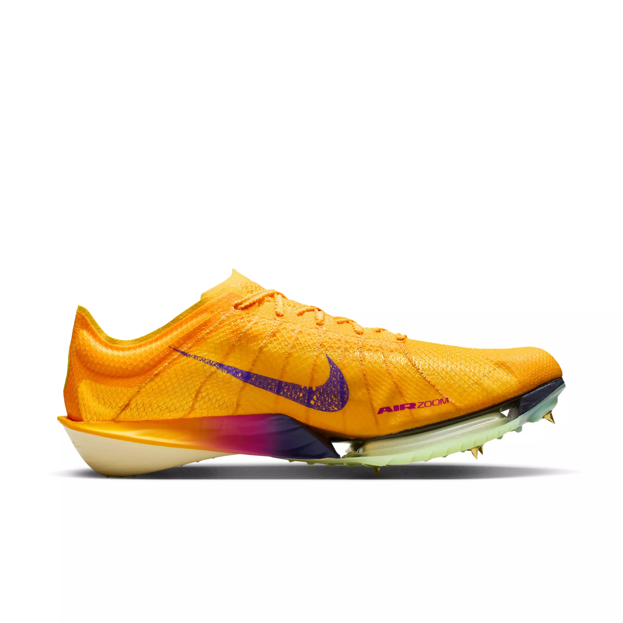 Nike Victory 2 "Citron Pulse/Volt Ice/Laser Orange/Indigo Burst" Men's Track Spikes - CITRON/VOLT/ORANGE/INDIGO