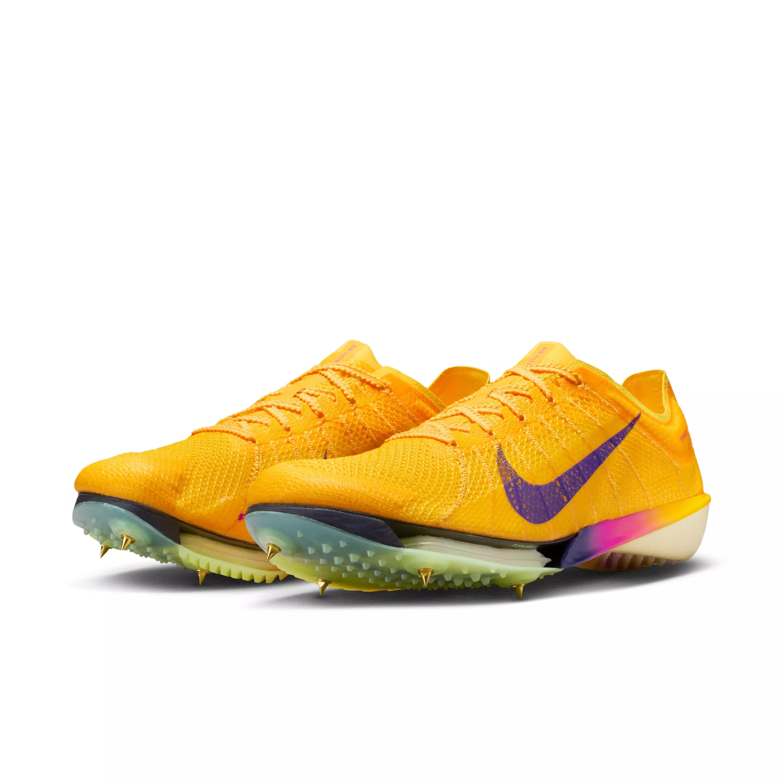 Nike Victory 2 "Citron Pulse/Volt Ice/Laser Orange/Indigo Burst" Men's Track Spikes - CITRON/VOLT/ORANGE/INDIGO