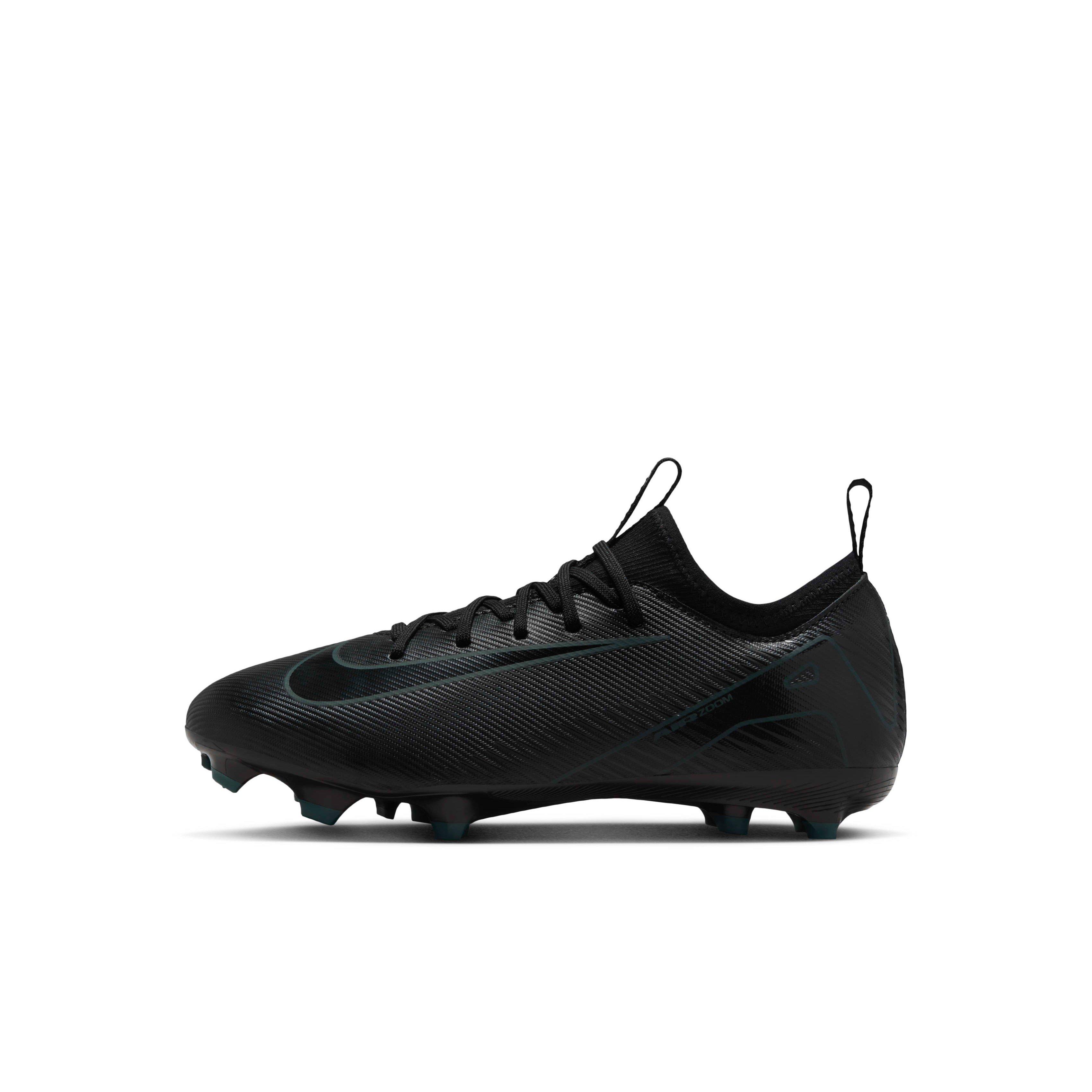 Nike Jr. Mercurial Vapor 16 Academy MG Preschool Kids' "Black/Deep Jungle/Black" Soccer Cleat