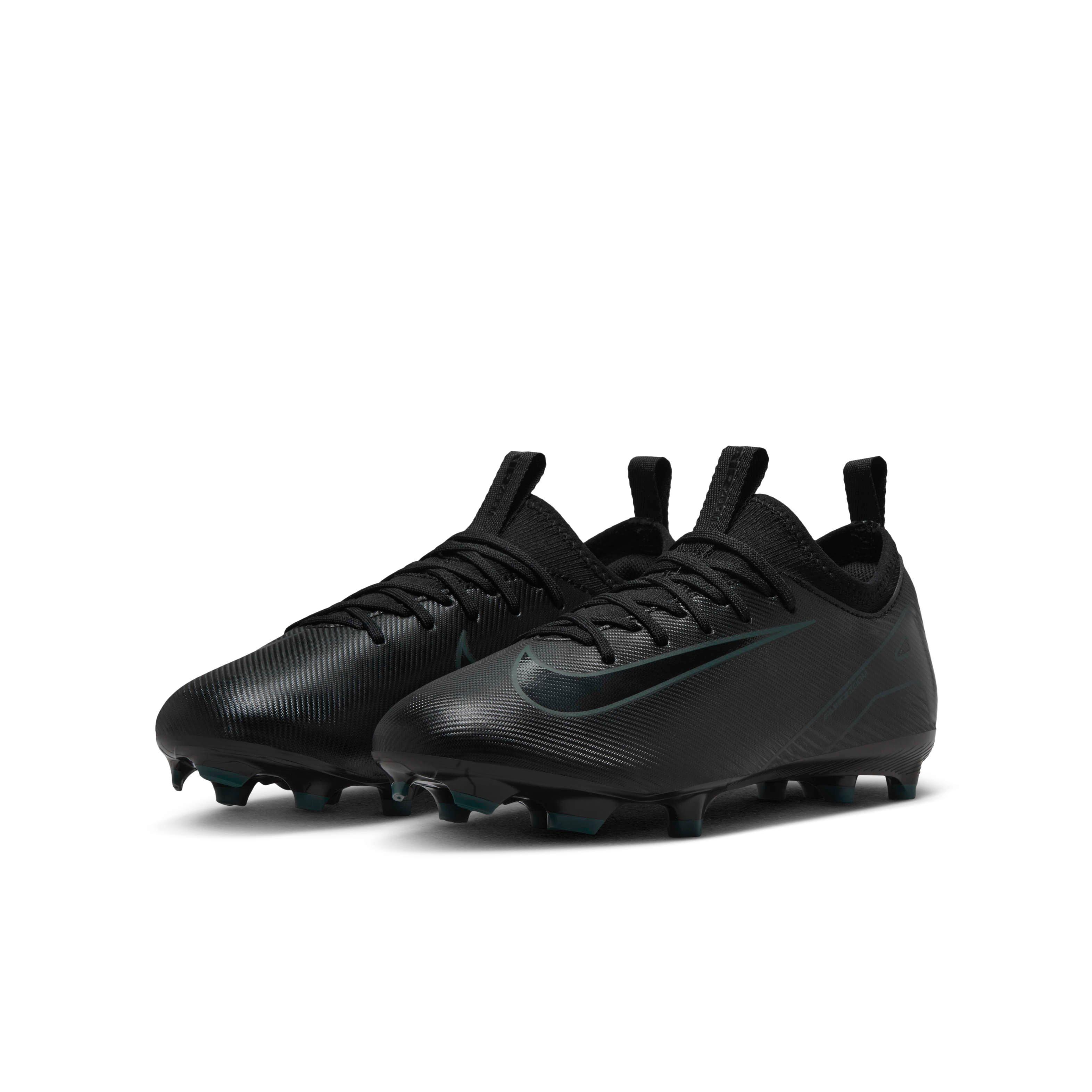 Nike Jr. Mercurial Vapor 16 Academy MG Preschool Kids' "Black/Deep Jungle/Black" Soccer Cleat
