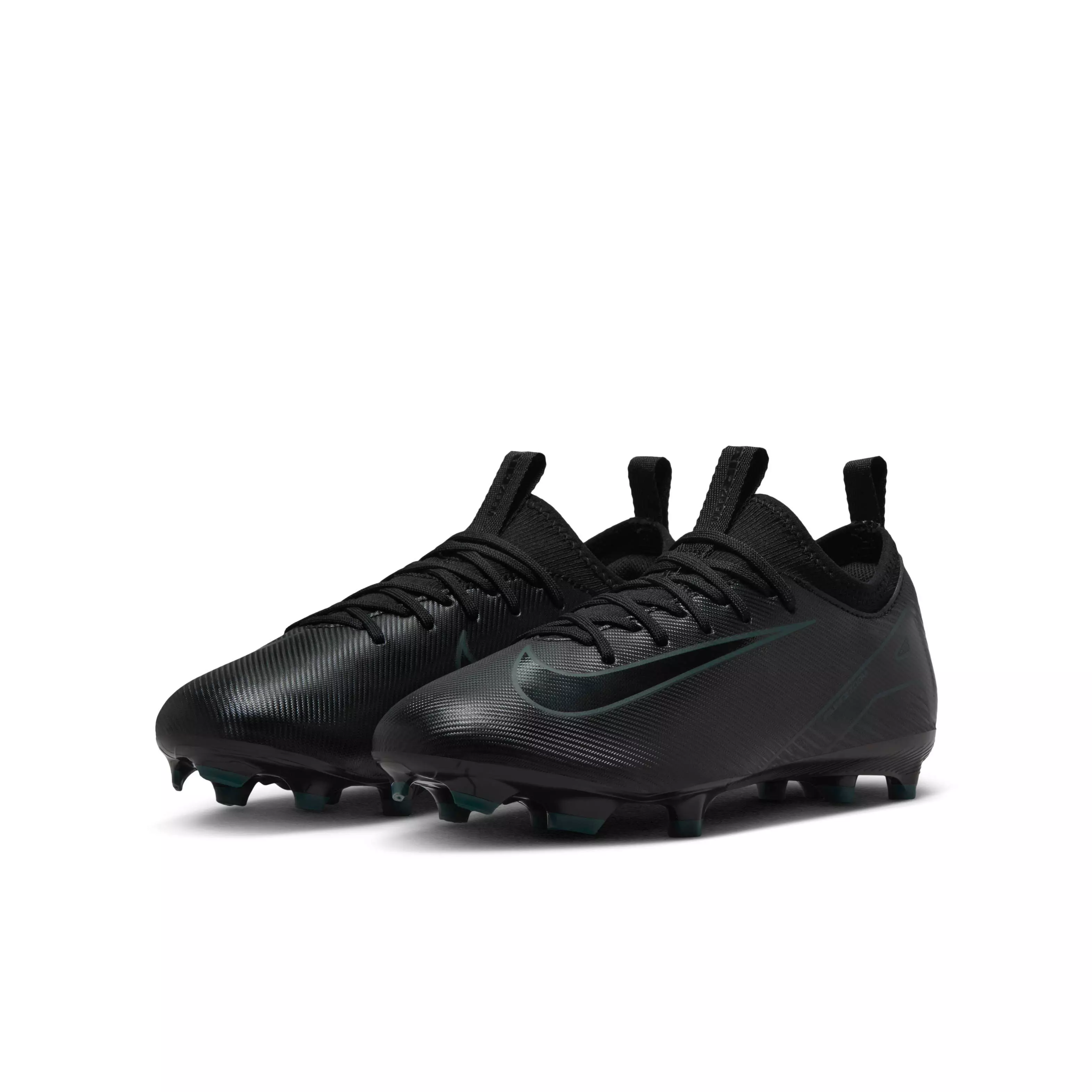 Nike Jr. Mercurial Vapor 16 Academy MG "Black/Deep Jungle/Black" Preschool Kids' Soccer Cleat - BLACK/JUNGLE/BLACK