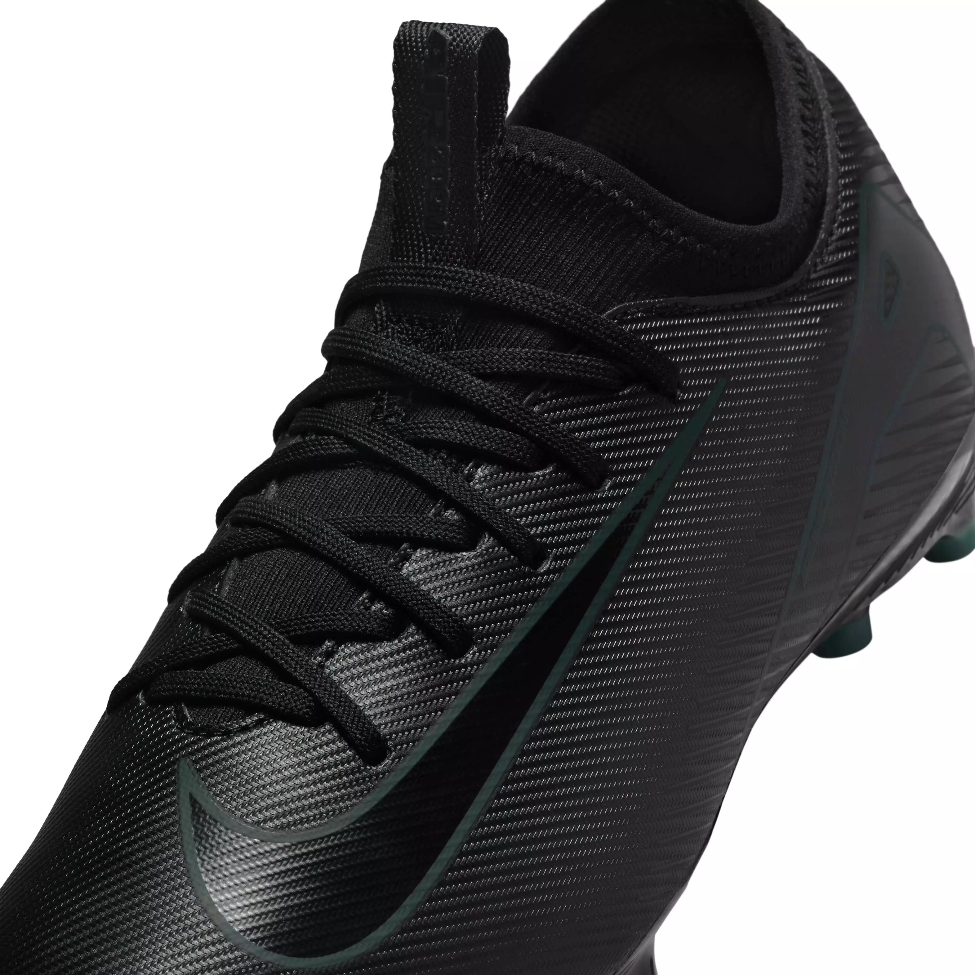 Nike Jr. Mercurial Vapor 16 Academy MG "Black/Deep Jungle/Black" Preschool Kids' Soccer Cleat - BLACK/JUNGLE/BLACK