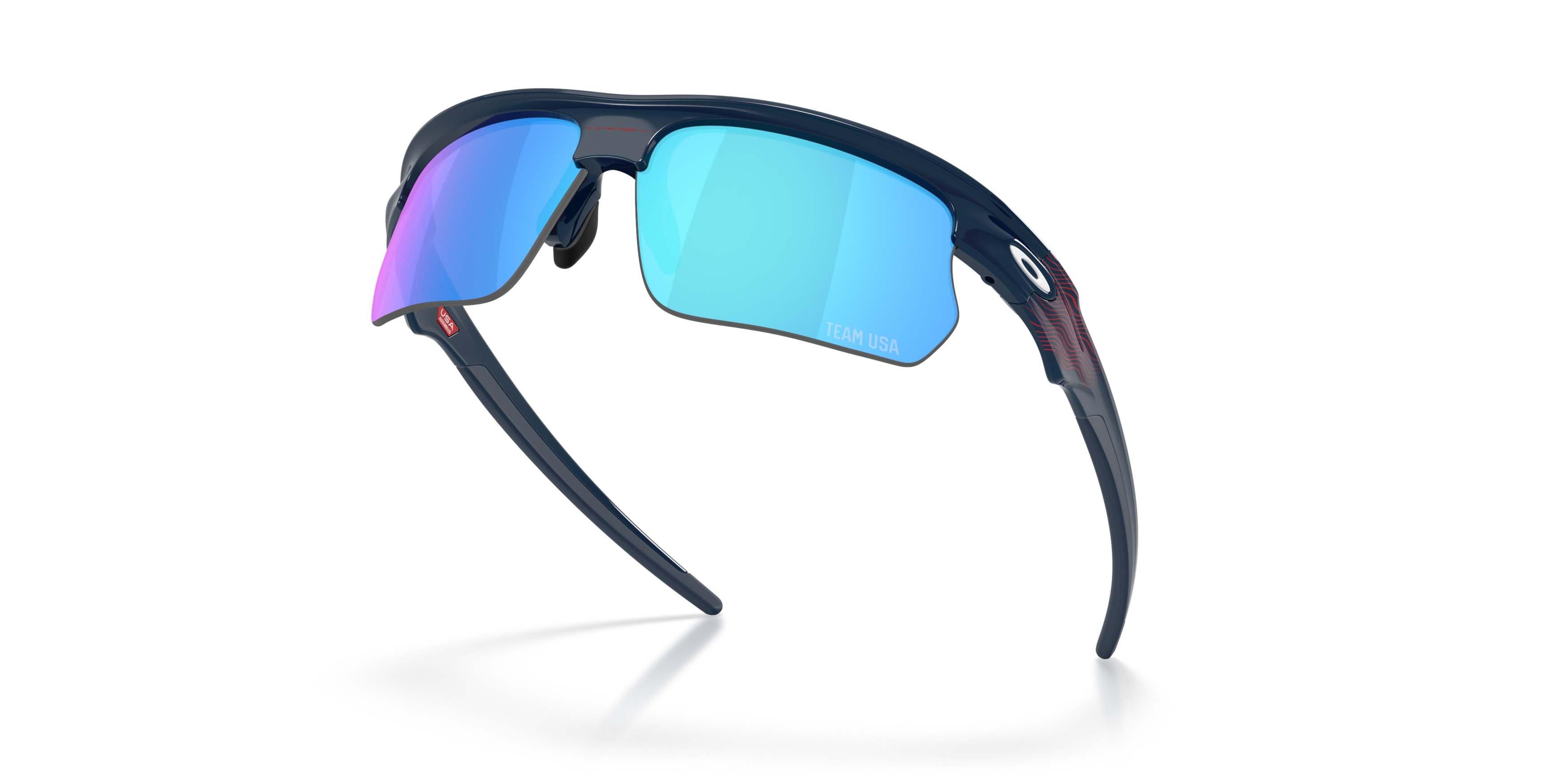 Oakley BiSphaera Team USA Prizm Sapphire Sunglasses &ndash; Team USA Abyss - BLUE Thumbnail View 3