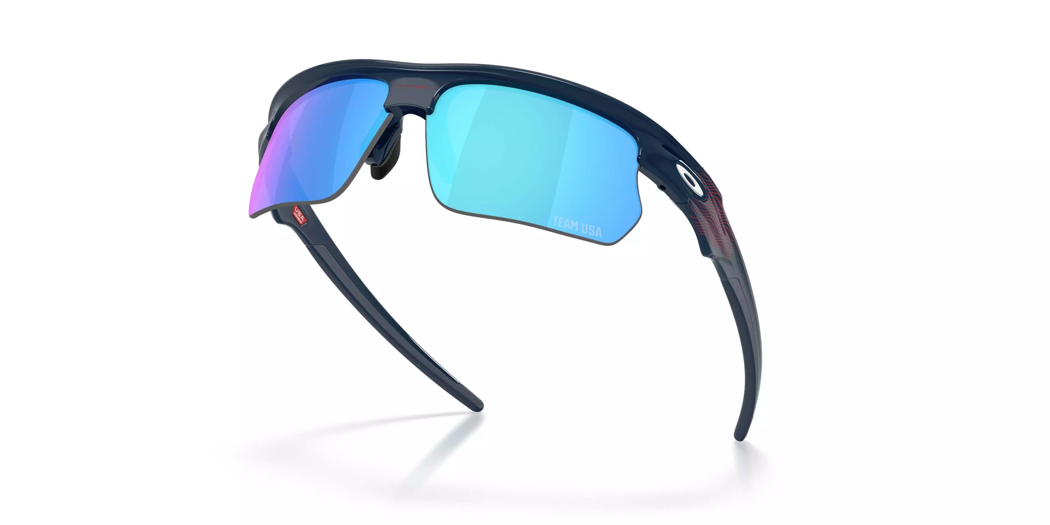 Oakley BiSphaera Team USA Prizm Sapphire Sunglasses &ndash; Team USA Abyss - BLUE