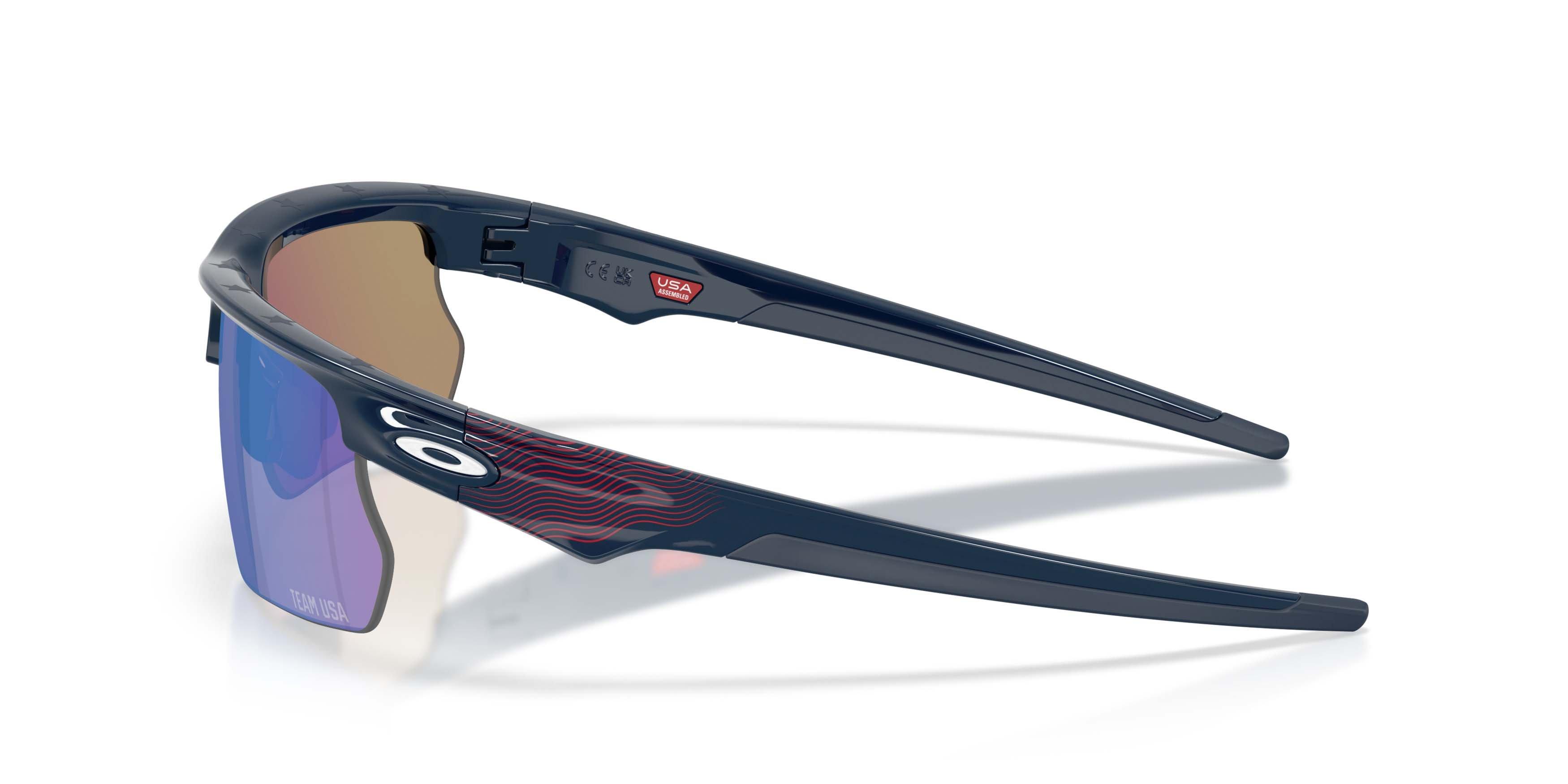 Oakley BiSphaera Team USA Prizm Sapphire Sunglasses &ndash; Team USA Abyss - BLUE Thumbnail View 8