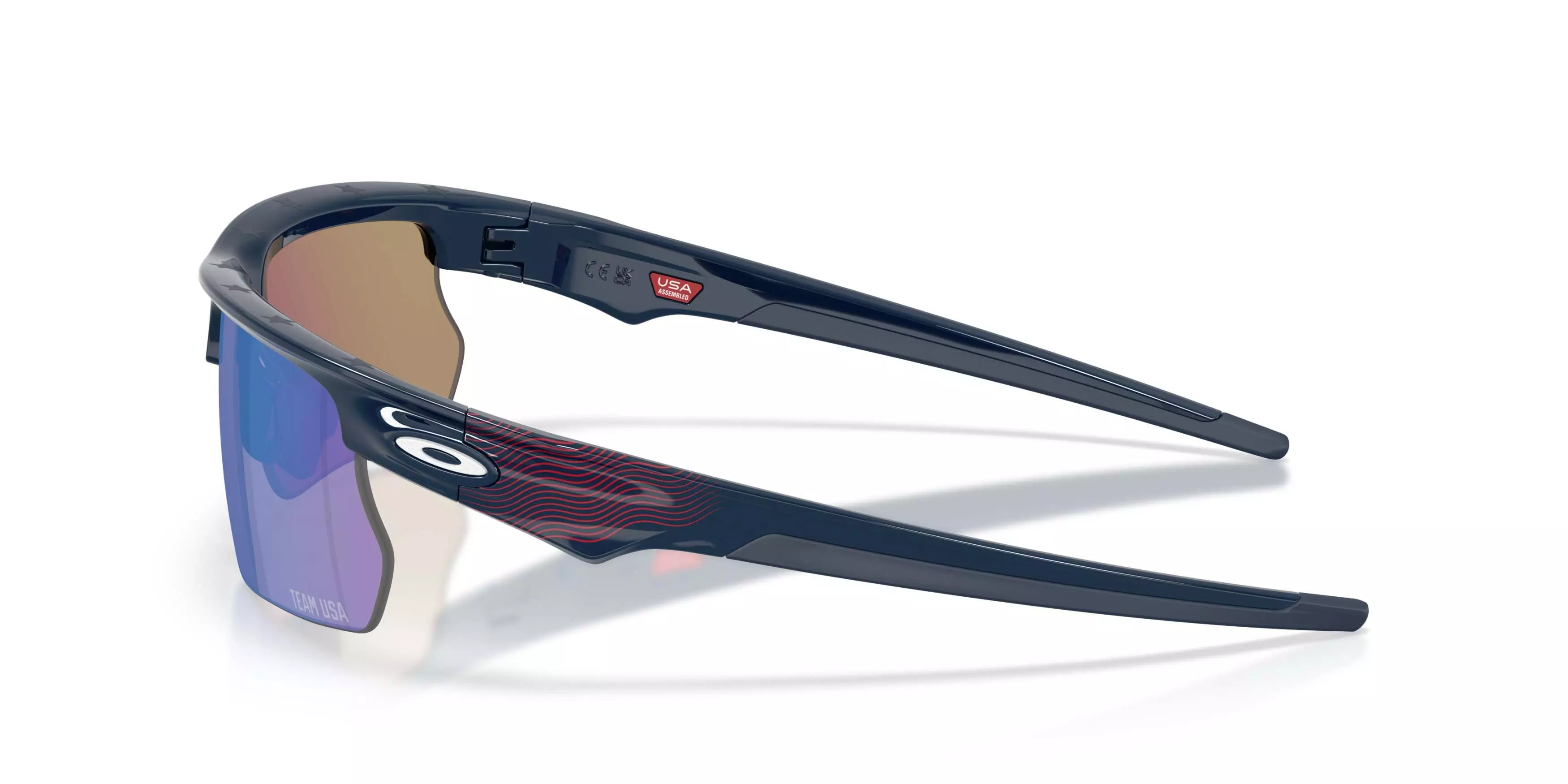 Oakley BiSphaera Team USA Prizm Sapphire Sunglasses &ndash; Team USA Abyss - BLUE