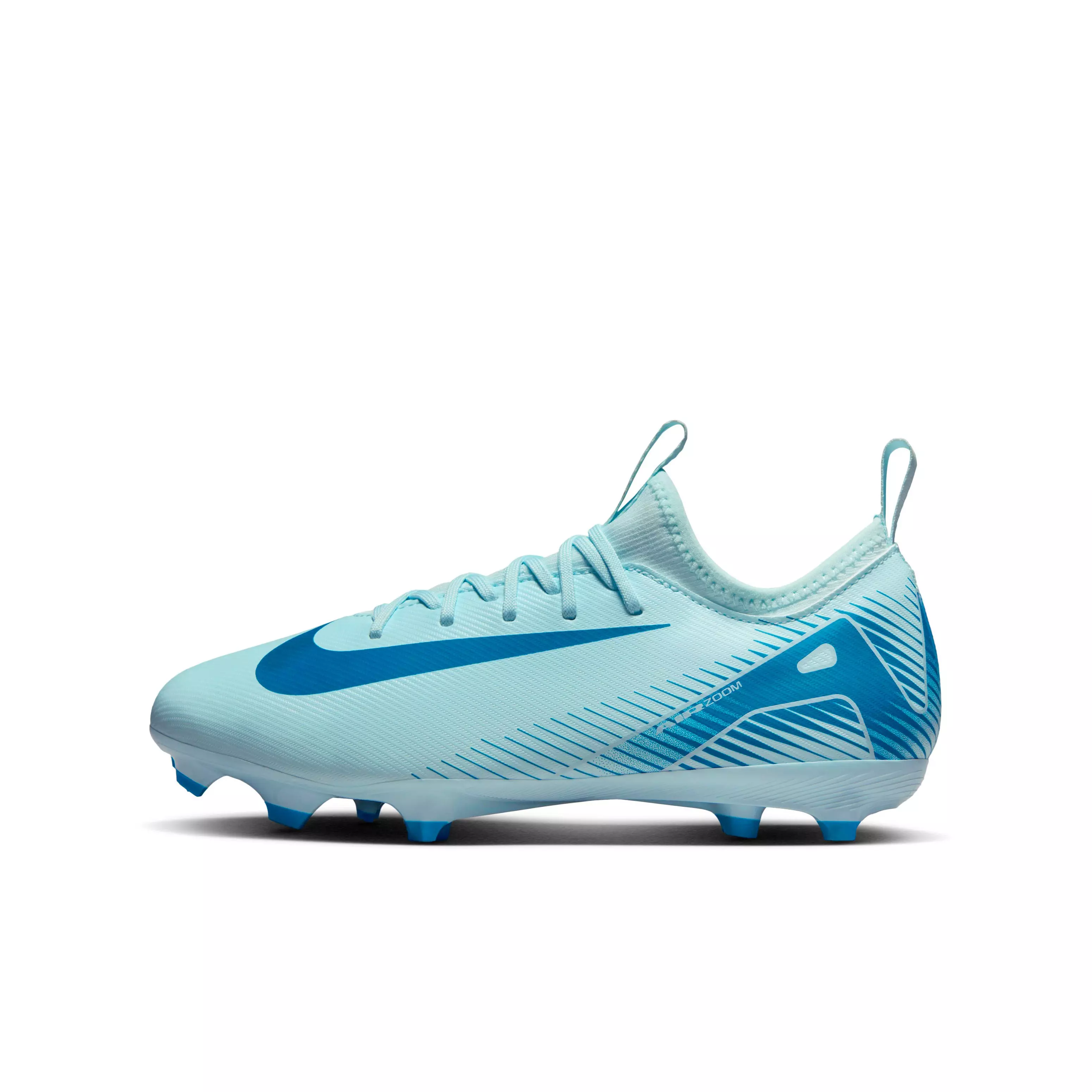 Nike Jr. Mercurial Vapor 16 Academy MG "Glacier Blue/Blue Orbit" Grade School Kids' Soccer Cleat - BLUE/BLUE