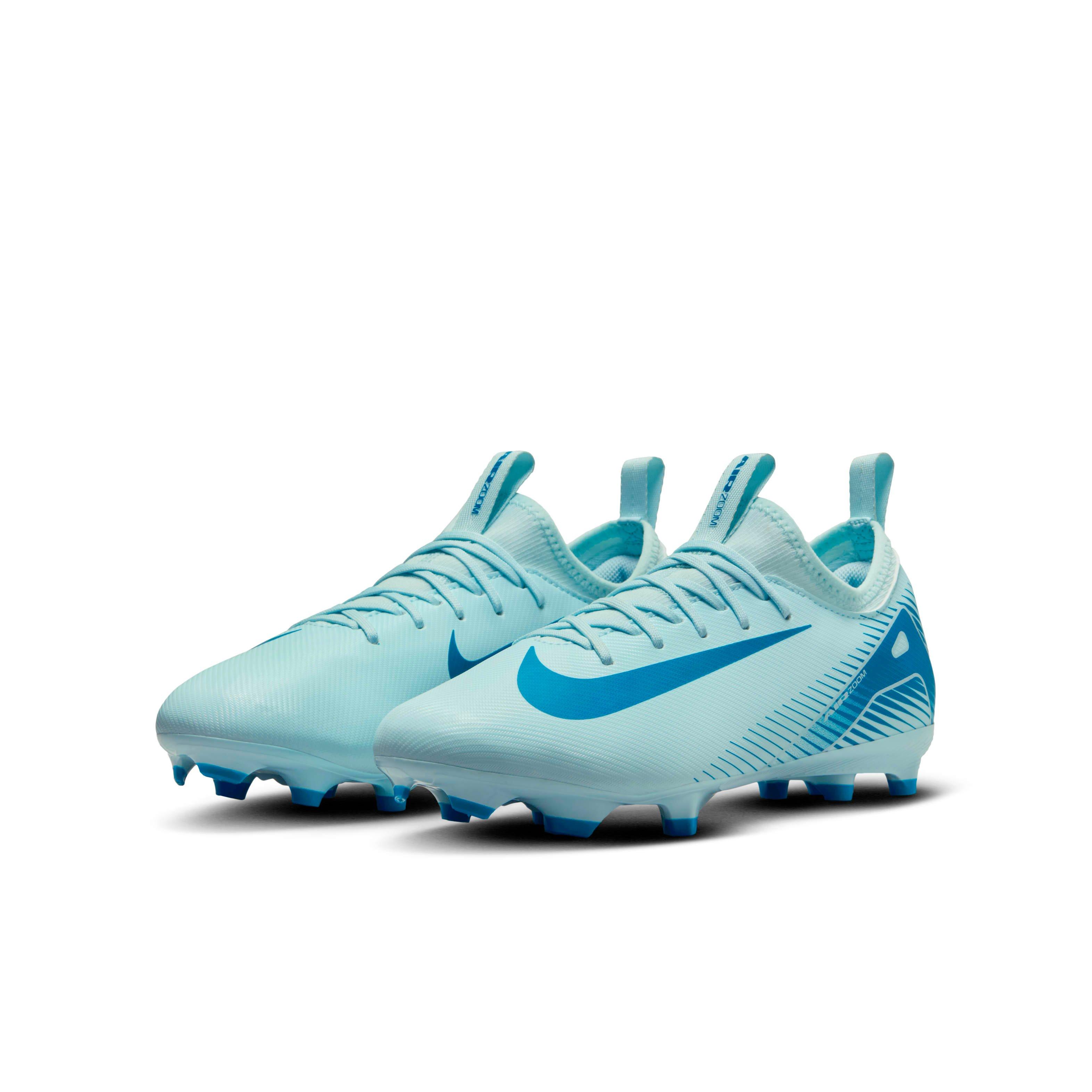 Nike Jr. Mercurial Vapor 16 Academy MG "Glacier Blue/Blue Orbit" Grade School Kids' Soccer Cleat - BLUE/BLUE Thumbnail View 3