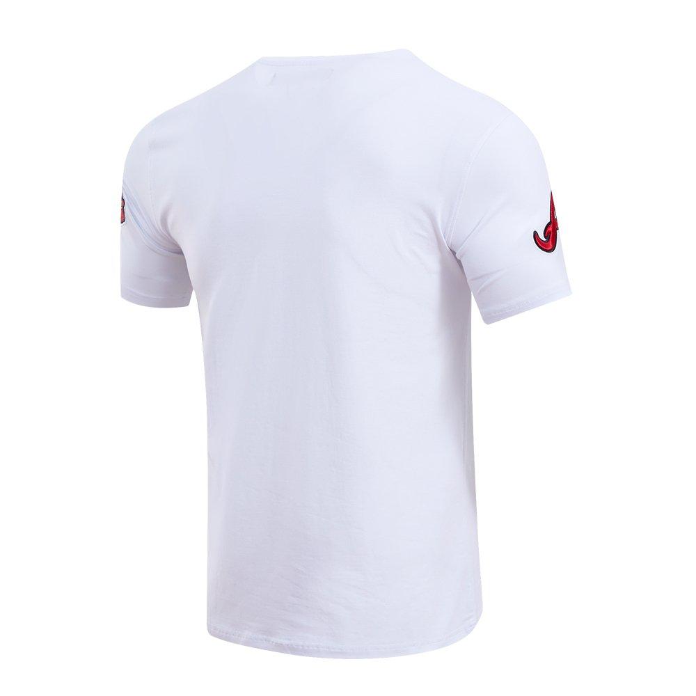 Pro Standard Men's MLB Atlanta Braves Classic Chenille Top - WHITE Thumbnail View 4