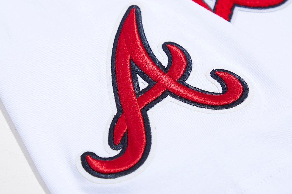 Pro Standard Men's MLB Atlanta Braves Classic Chenille Top - WHITE Thumbnail View 6