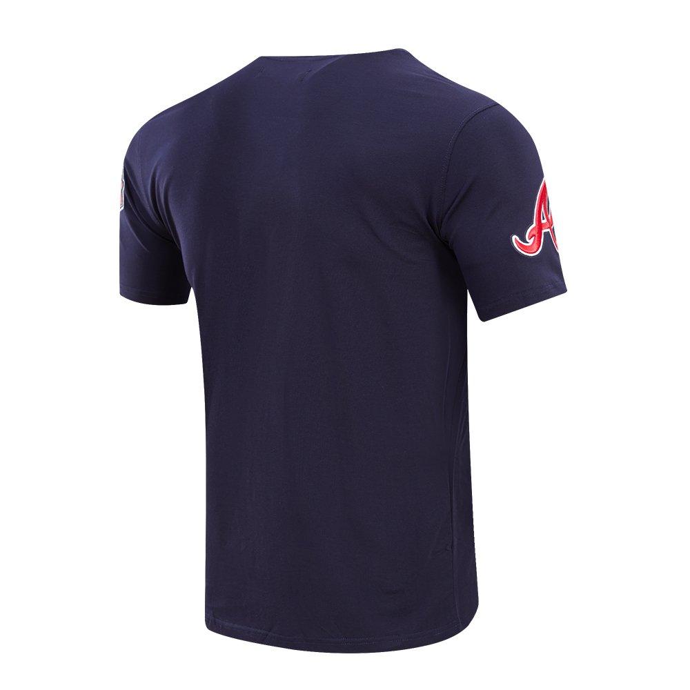 Pro Standard Men's MLB Atlanta Braves Classic Chenille Top - NAVY Thumbnail View 4
