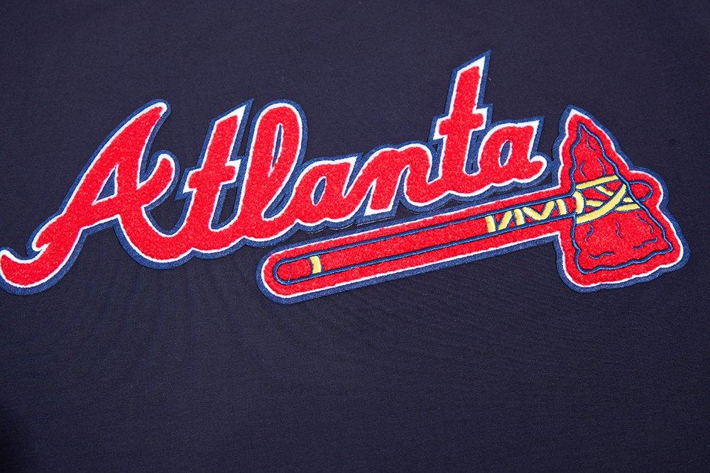 Pro Standard Men's MLB Atlanta Braves Classic Chenille Top - NAVY Thumbnail View 5