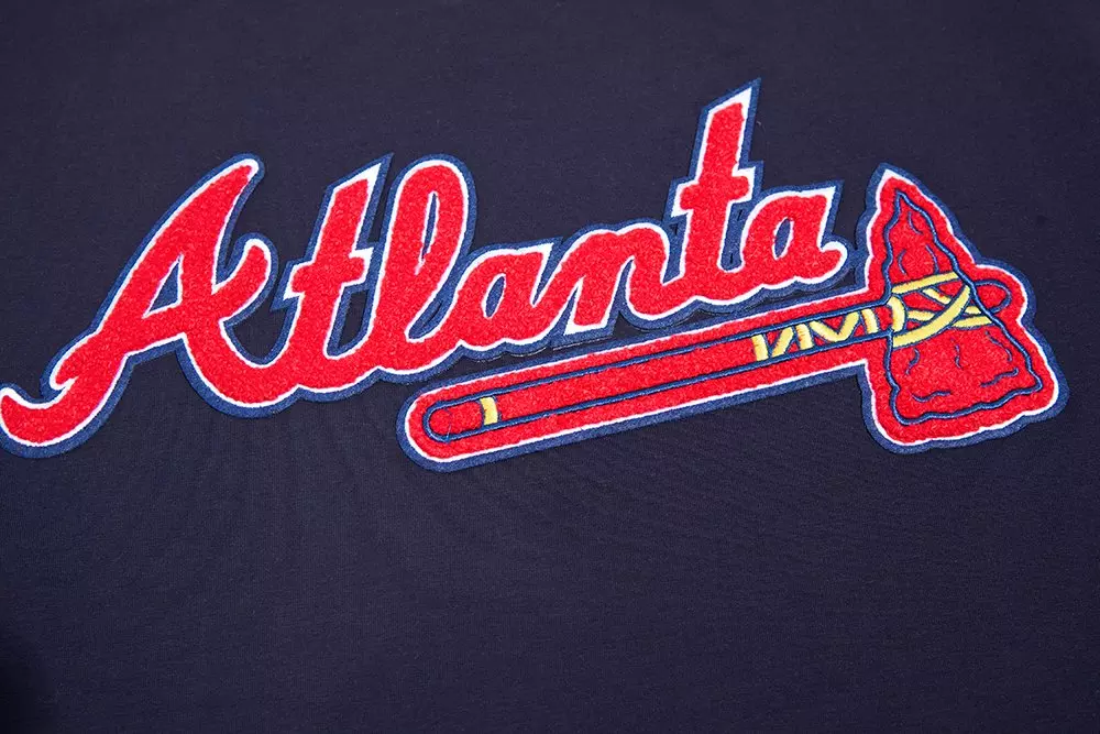 Pro Standard Men's MLB Atlanta Braves Classic Chenille Top - NAVY