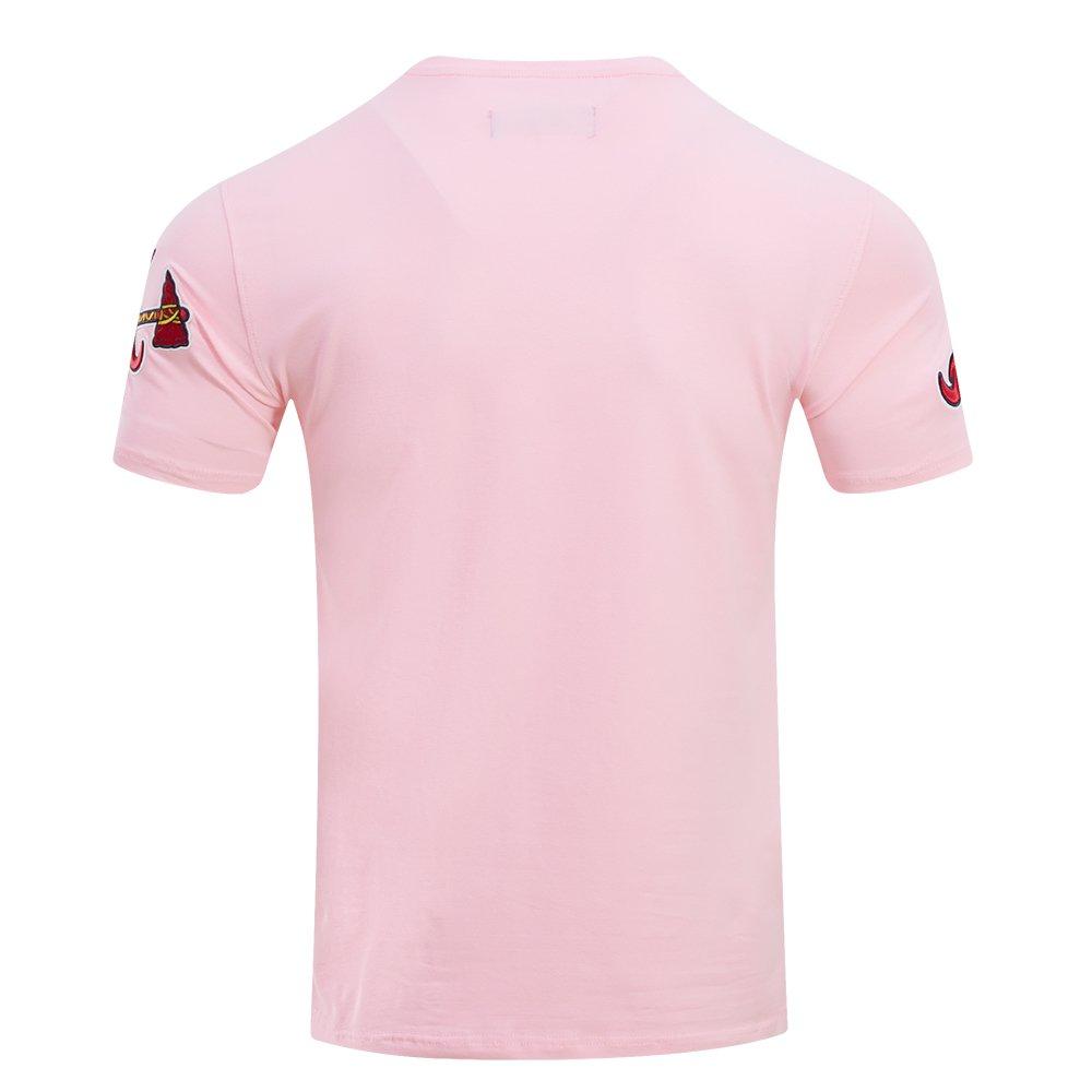 Pro Standard Men's MLB Atlanta Braves Classic Chenille Top - PINK Thumbnail View 2