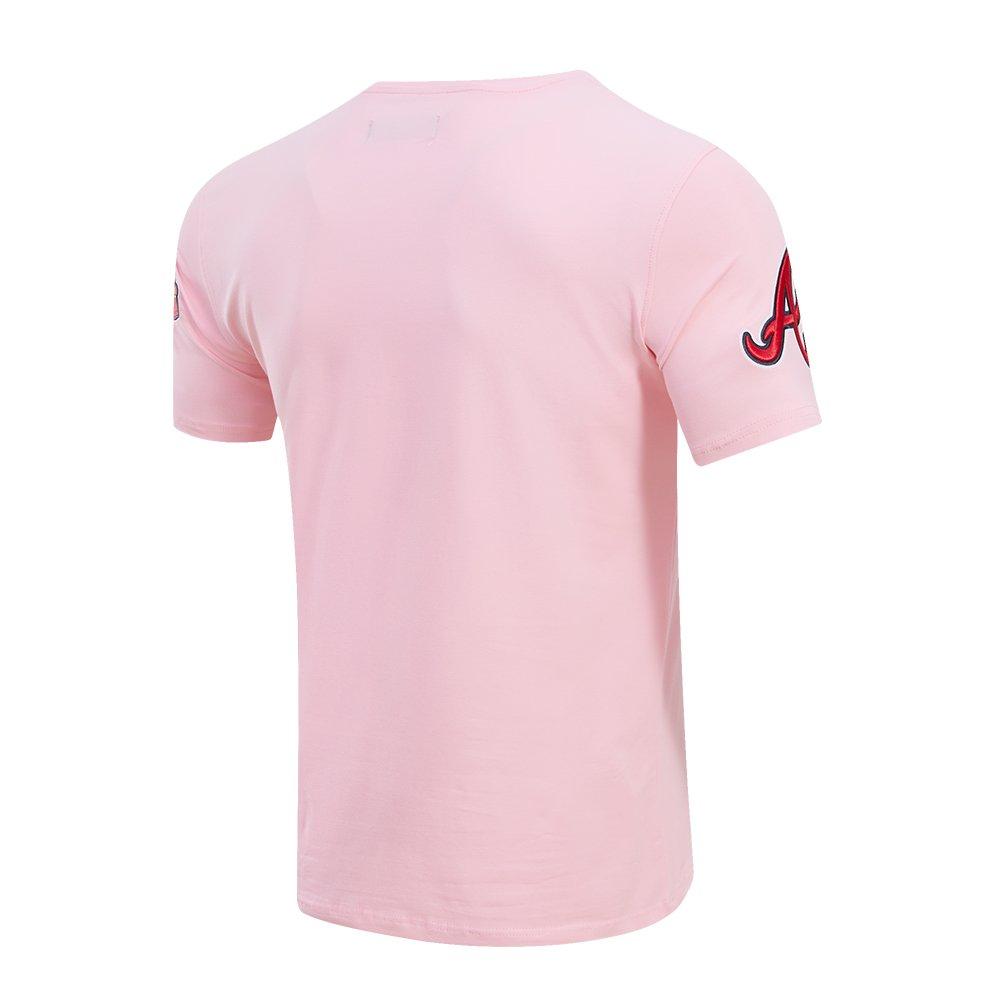Pro Standard Men's MLB Atlanta Braves Classic Chenille Top - PINK Thumbnail View 4