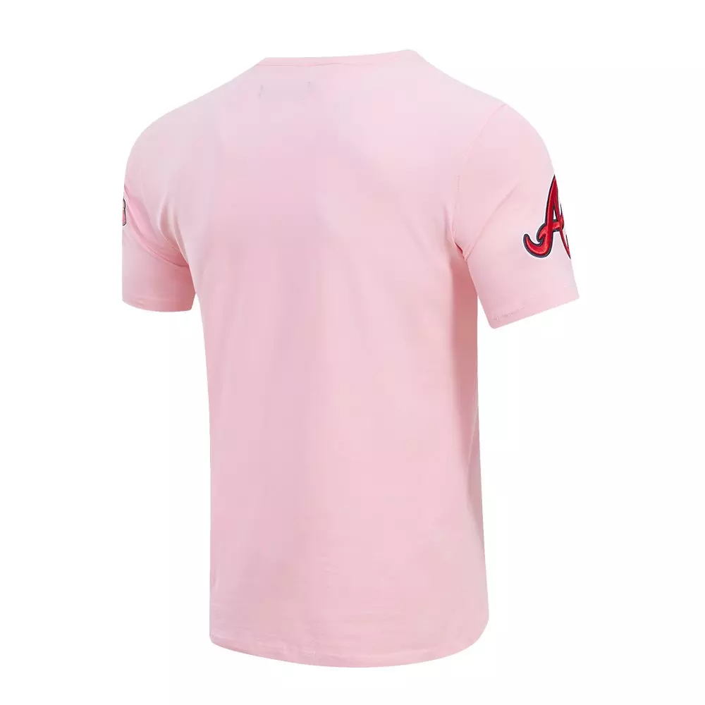Pro Standard Men's MLB Atlanta Braves Classic Chenille Top - PINK