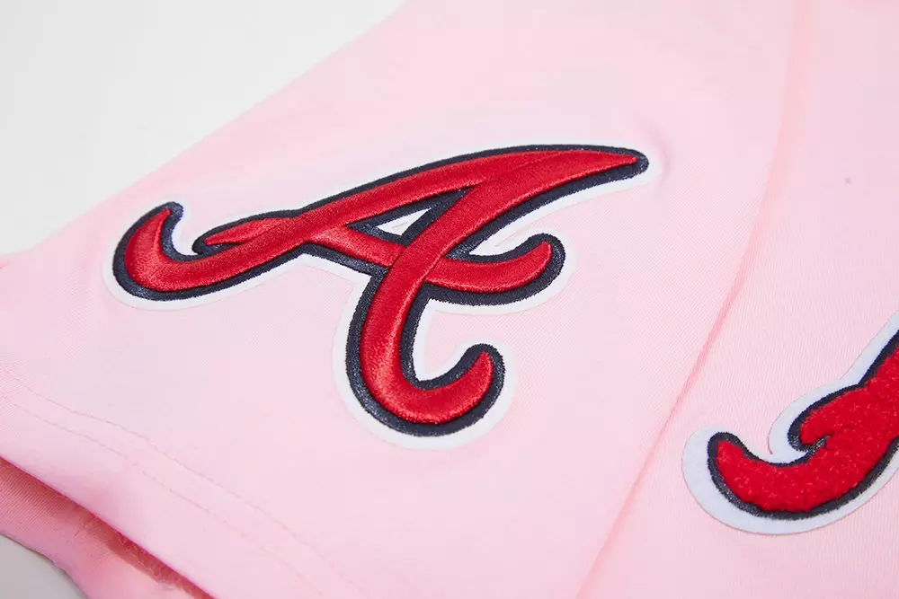 Pro Standard Men's MLB Atlanta Braves Classic Chenille Top - PINK