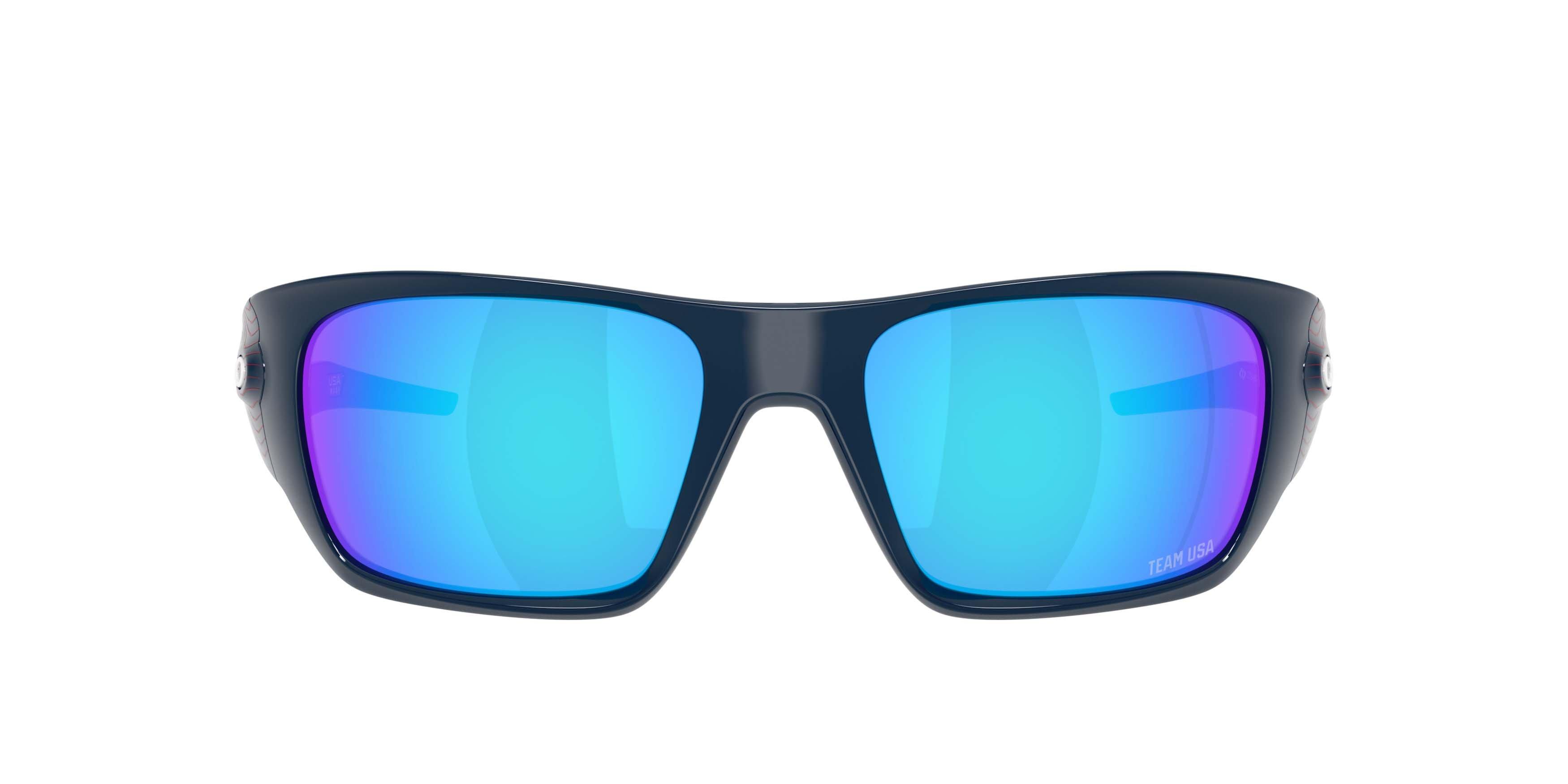Oakley Masseter Team USA Prizm Sapphire Sunglasses &ndash; Team USA Abyss - BLUE Thumbnail View 2
