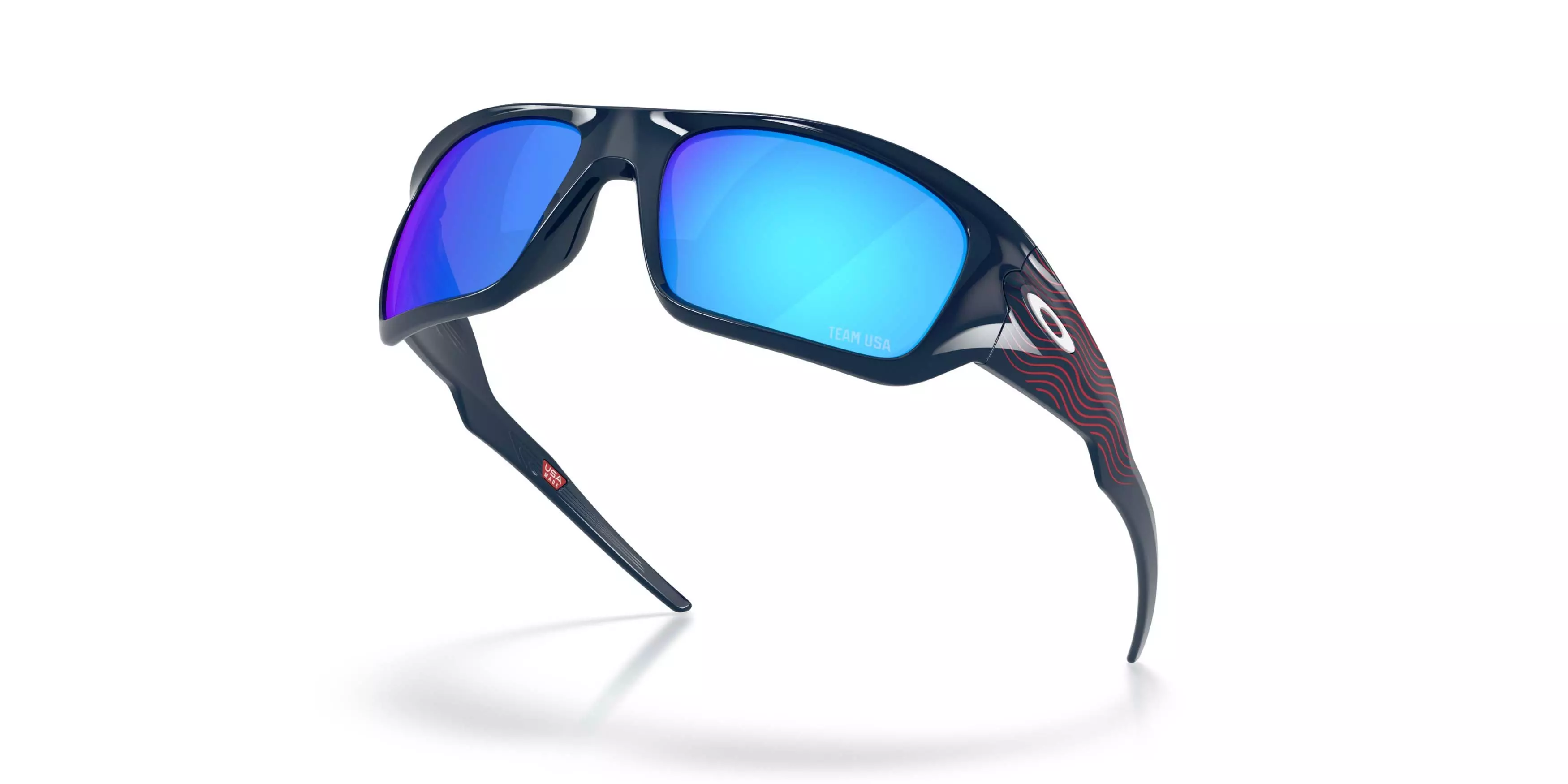 Oakley Masseter Team USA Prizm Sapphire Sunglasses &ndash; Team USA Abyss - BLUE