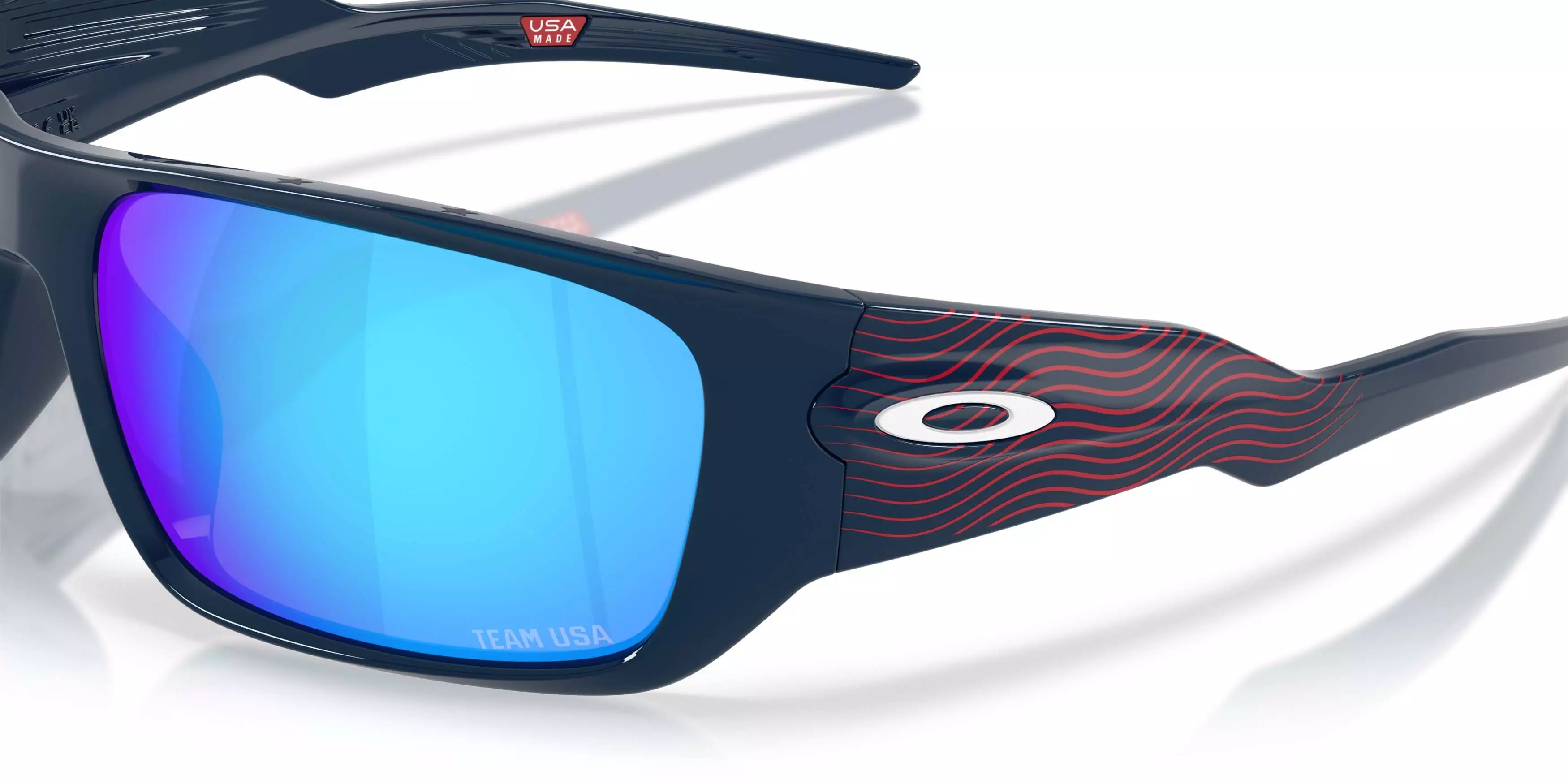 Oakley Masseter Team USA Prizm Sapphire Sunglasses &ndash; Team USA Abyss - BLUE