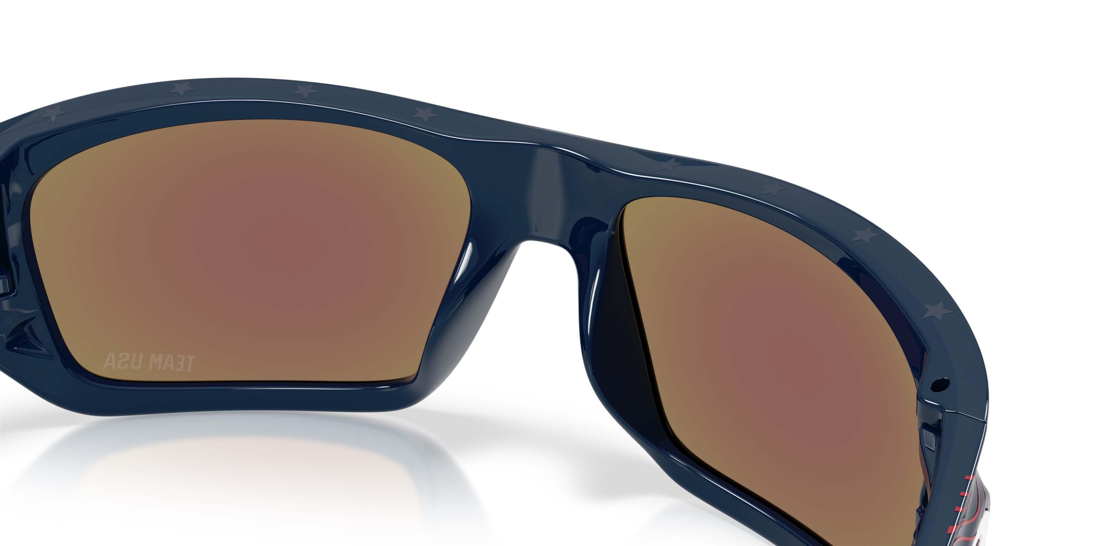 Oakley Masseter Team USA Prizm Sapphire Sunglasses &ndash; Team USA Abyss - BLUE Thumbnail View 5