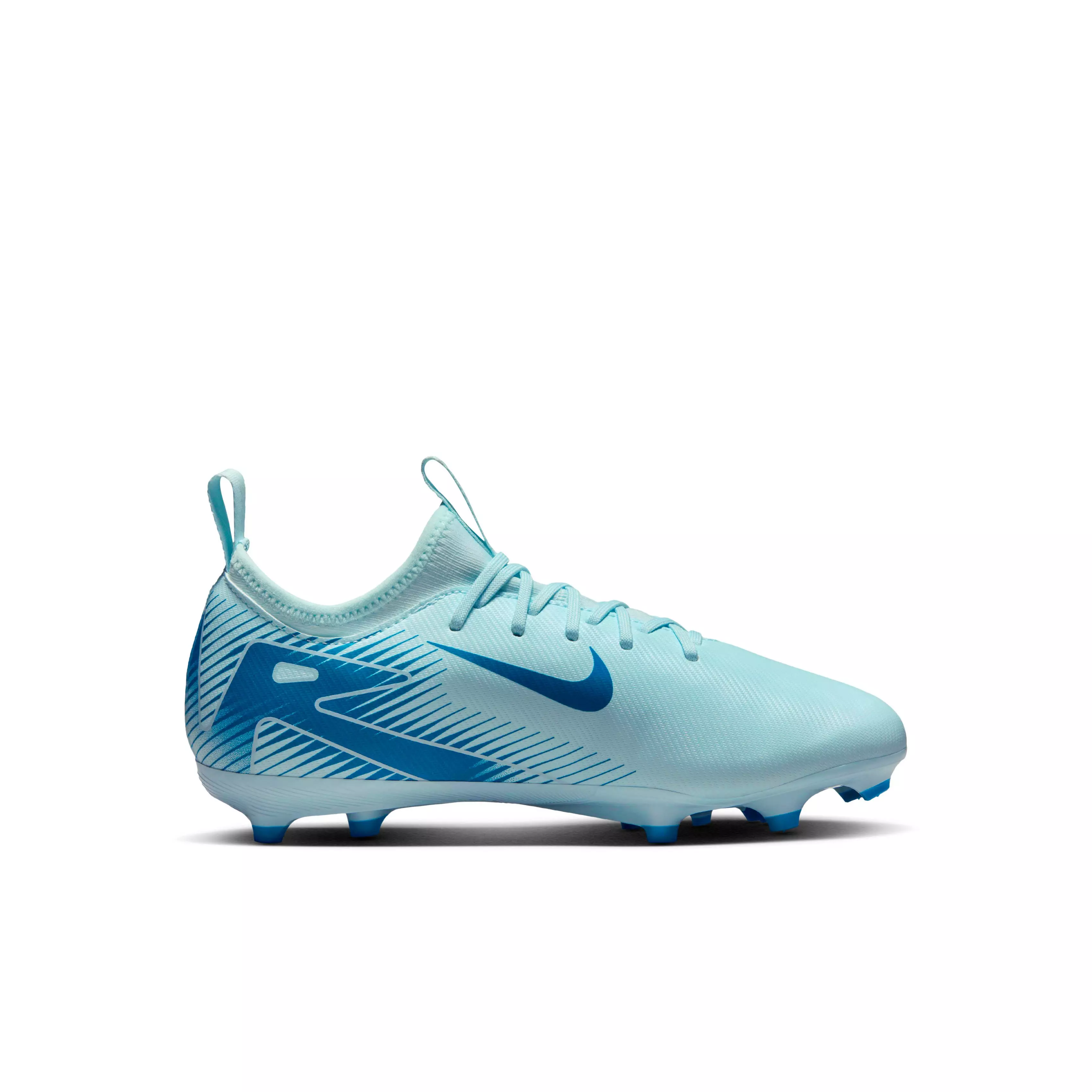 Nike Jr. Mercurial Vapor 16 Academy MG "Glacier Blue/Blue Orbit" Preschool Kids' Soccer Cleat - BLUE/BLUE