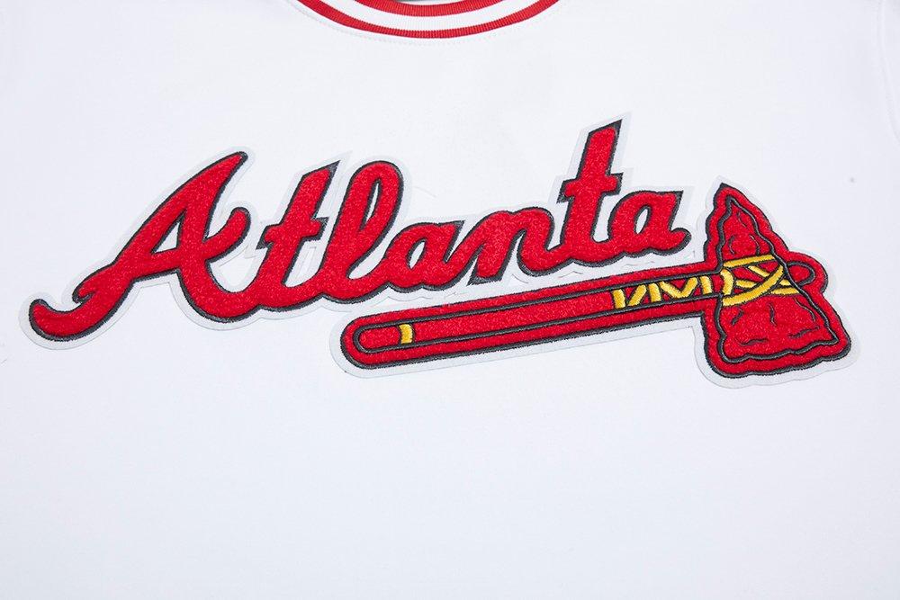 Pro Standard MLB Atlanta Braves Classic Chenille Striped Sleeve Men's Top