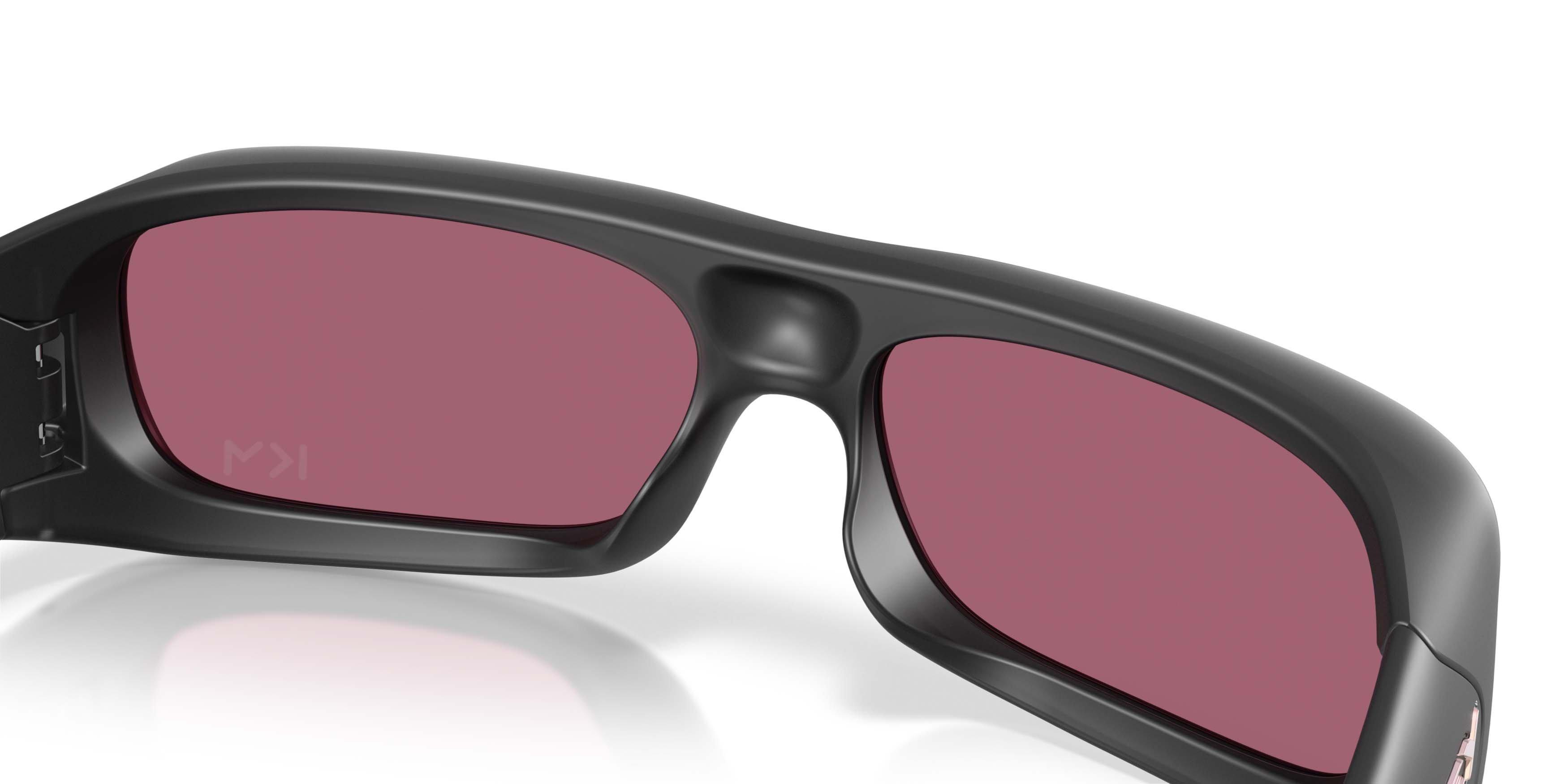 Oakley Permian Kylian Mbapp&eacute; Signature Series Prizm Road Sunglasses &ndash; Matte Black Ink - BLACK/RED Thumbnail View 5