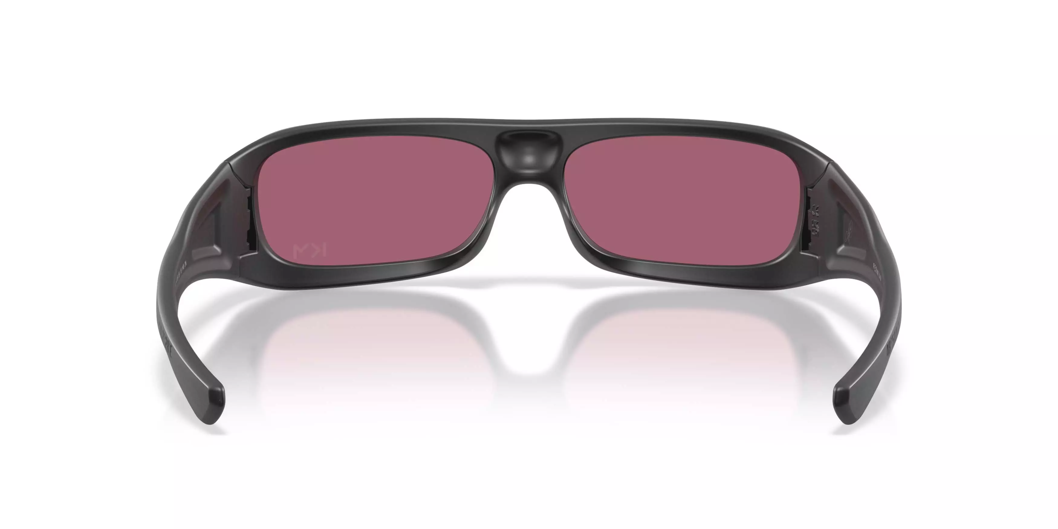 Oakley Permian Kylian Mbapp&eacute; Signature Series Prizm Road Sunglasses &ndash; Matte Black Ink - BLACK/RED