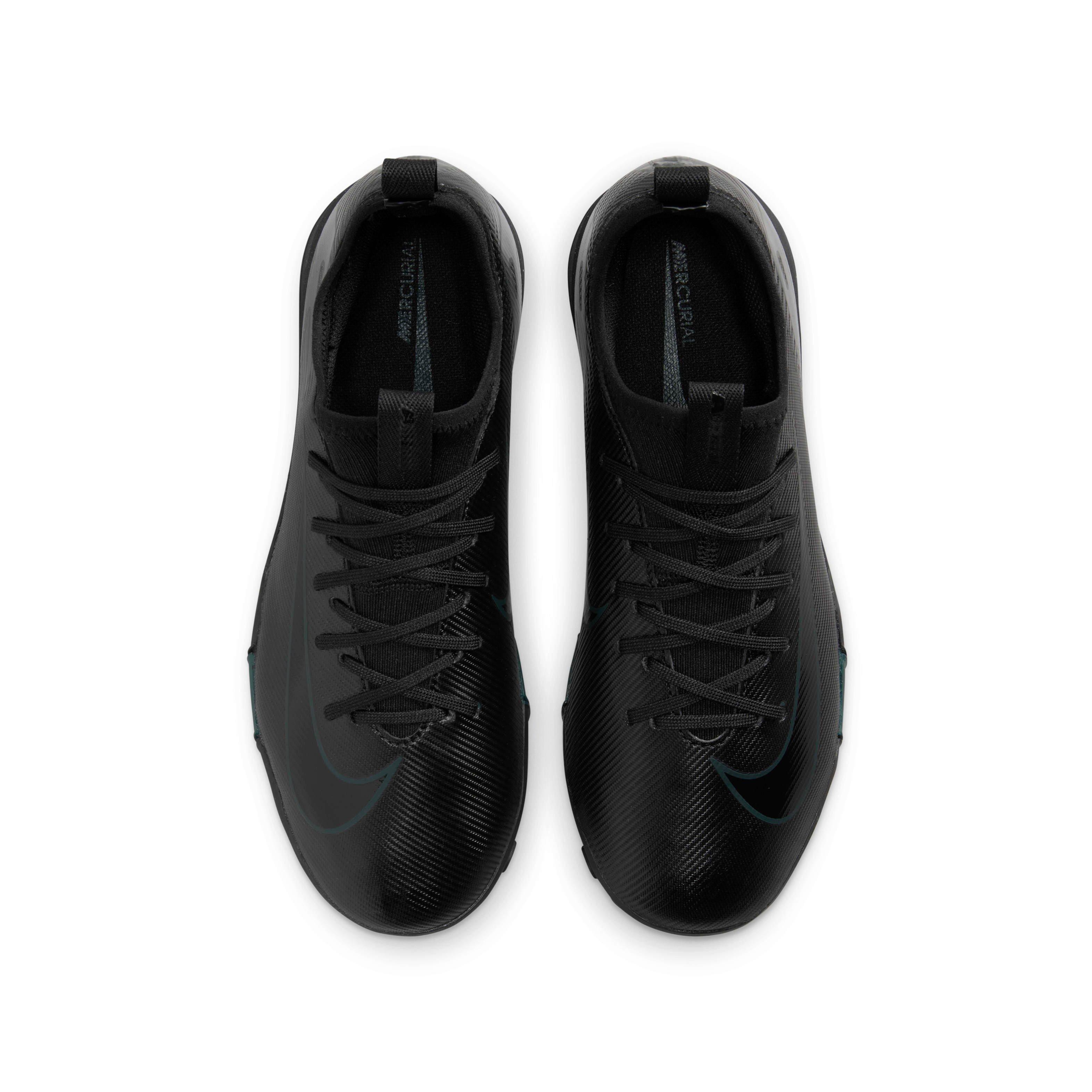 Nike Jr. Mercurial Vapor 16 Academy Indoor  Grade School Kids' "Black/Deep Jungle/Black" Soccer Shoe