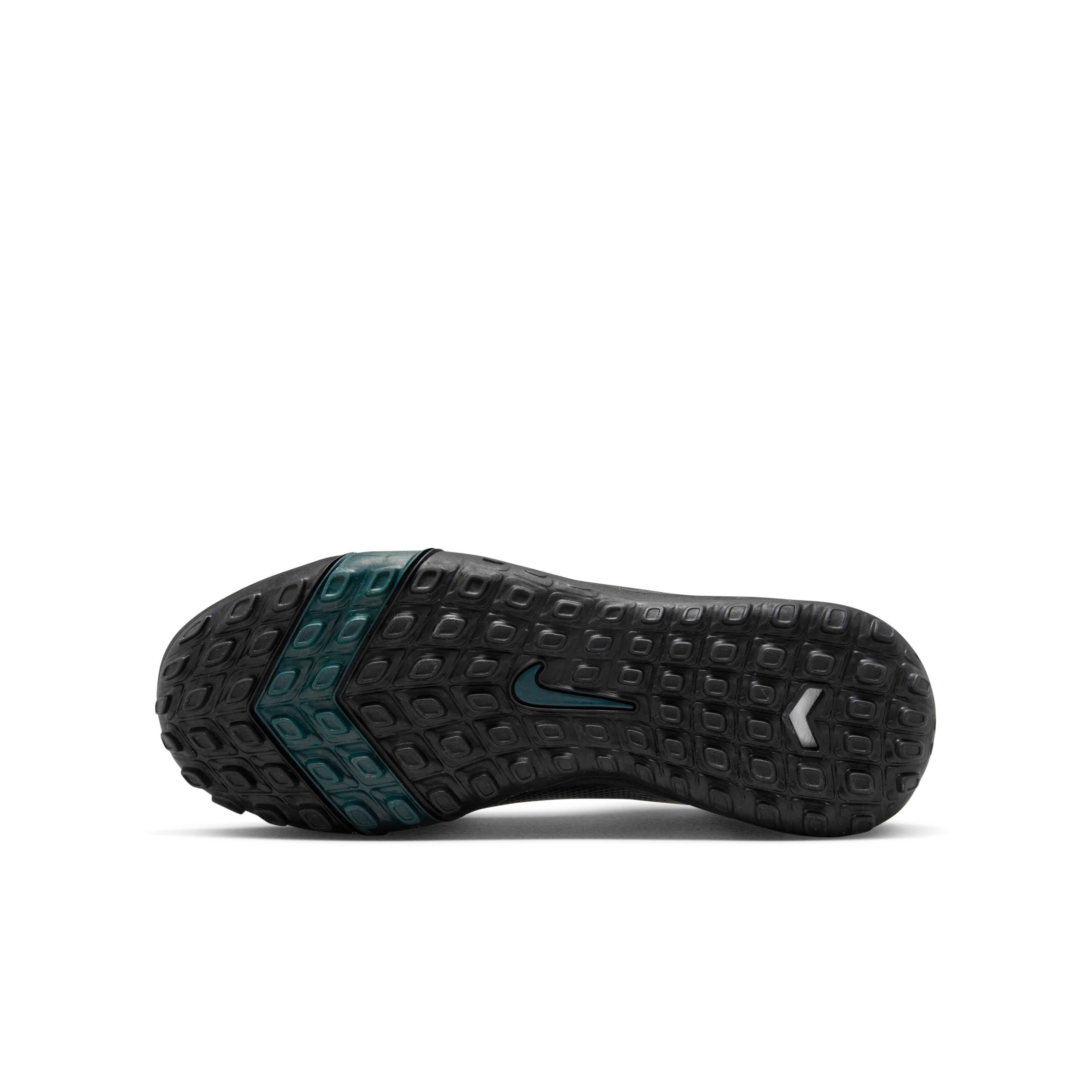 Nike Jr. Mercurial Vapor 16 Academy Indoor  Grade School Kids' "Black/Deep Jungle/Black" Soccer Shoe